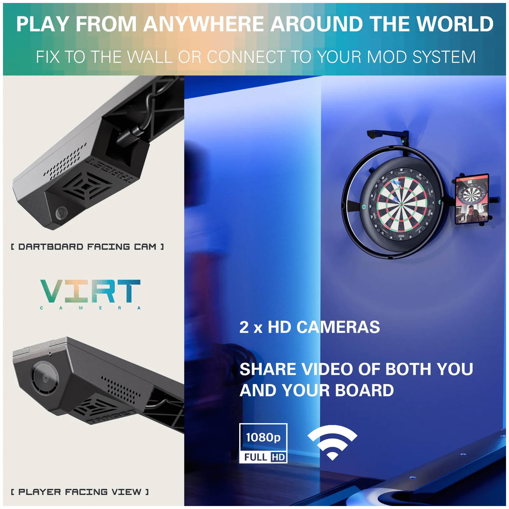 Target Virt Dartboard Camera Accessories