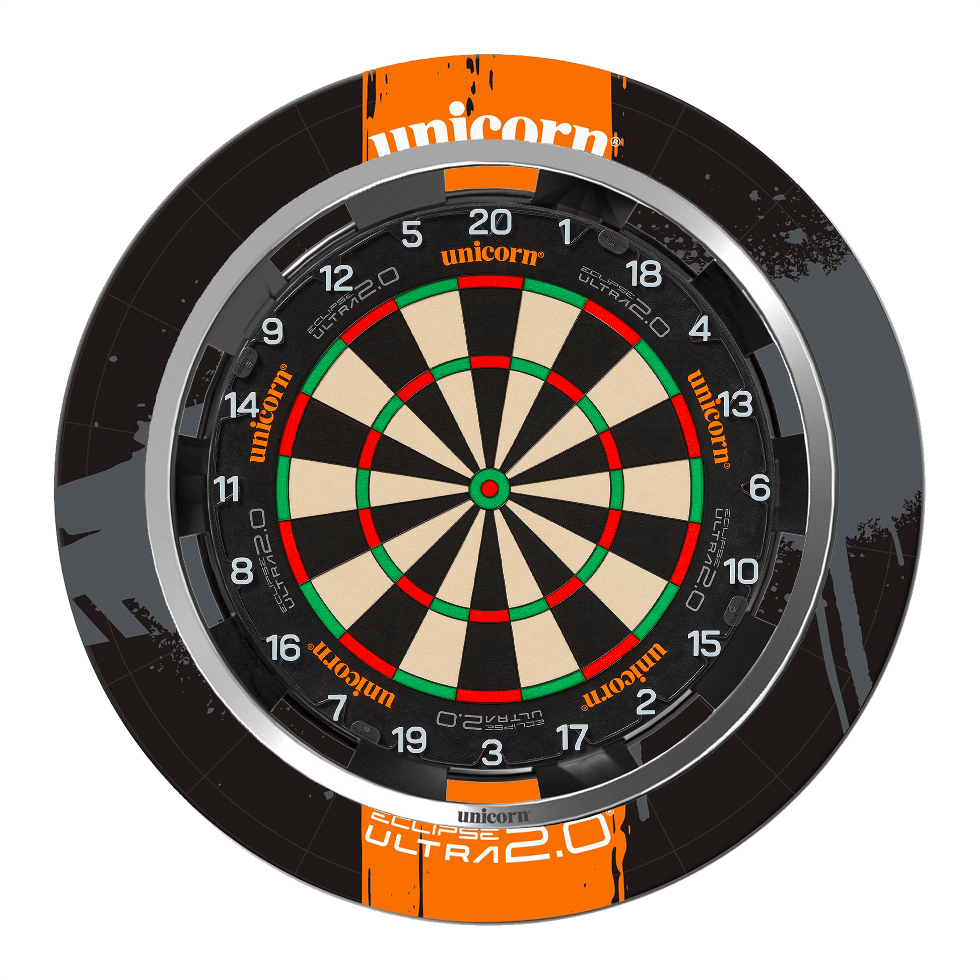 Unicorn Eclipse Ultra 2.0 Dartboard & Surround & Light Bundle Dartboard Bundles