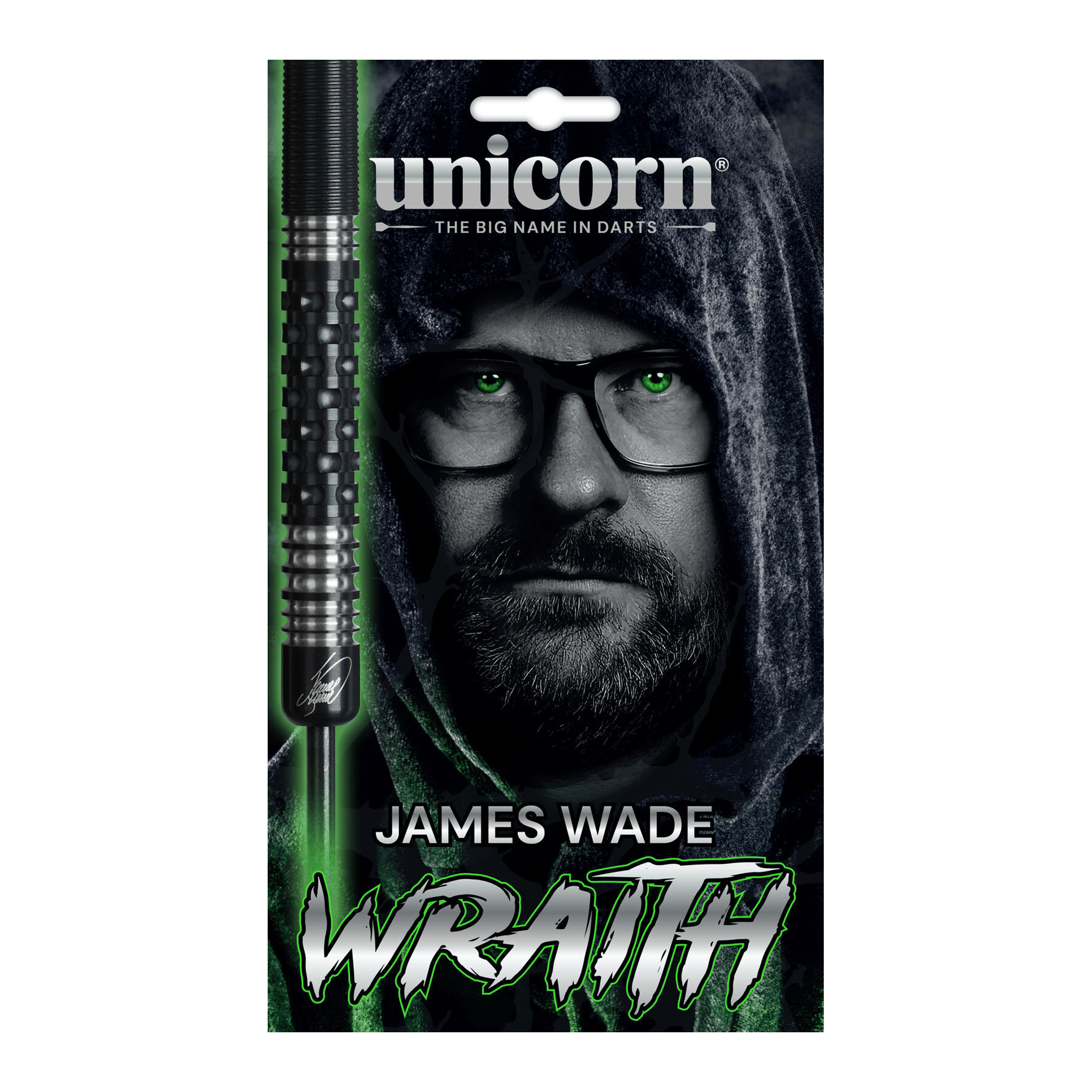 Unicorn James Wade Phase 2 Wraith - 90% Tungsten Steel Tip Darts Darts