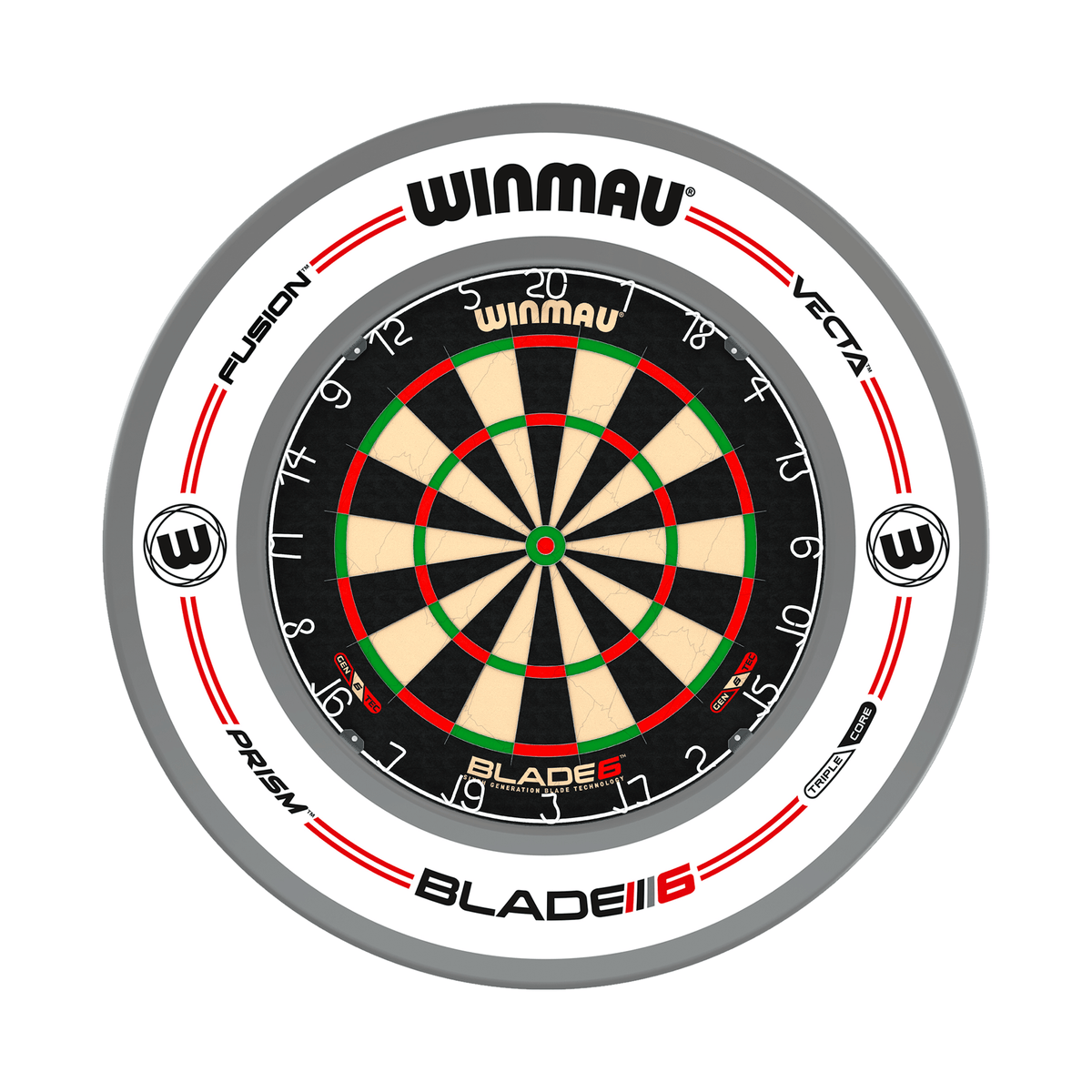Winmau Blade 360 Dartboard & Surround Bundle Dartboard Bundles