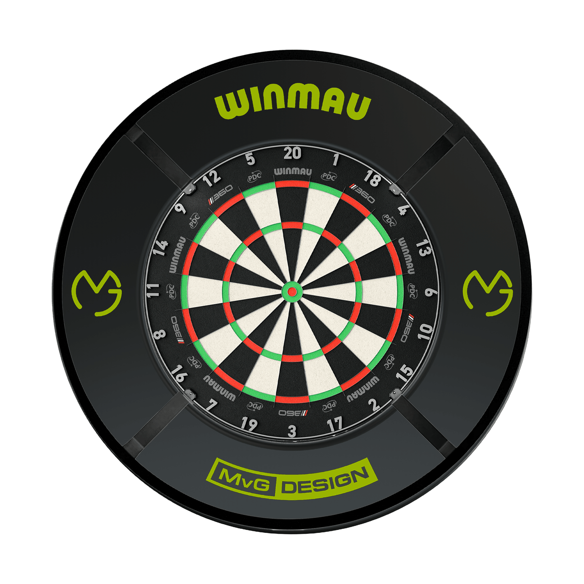 Winmau Blade 360 Dartboard, Surround & Corona Light Bundle Dartboard Bundles
