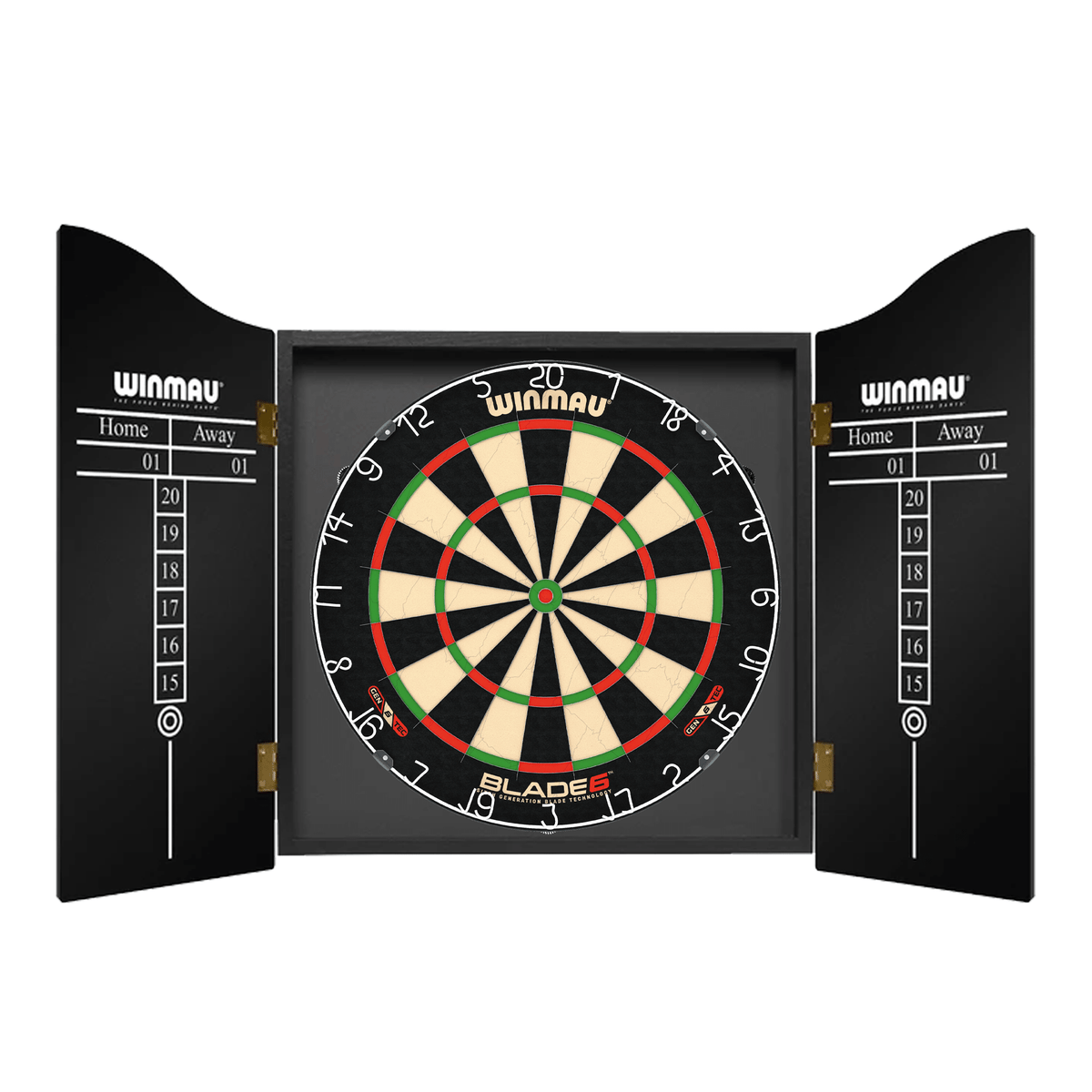 Winmau Blade 6 Dartboard & Cabinet Bundle Dartboard Bundles