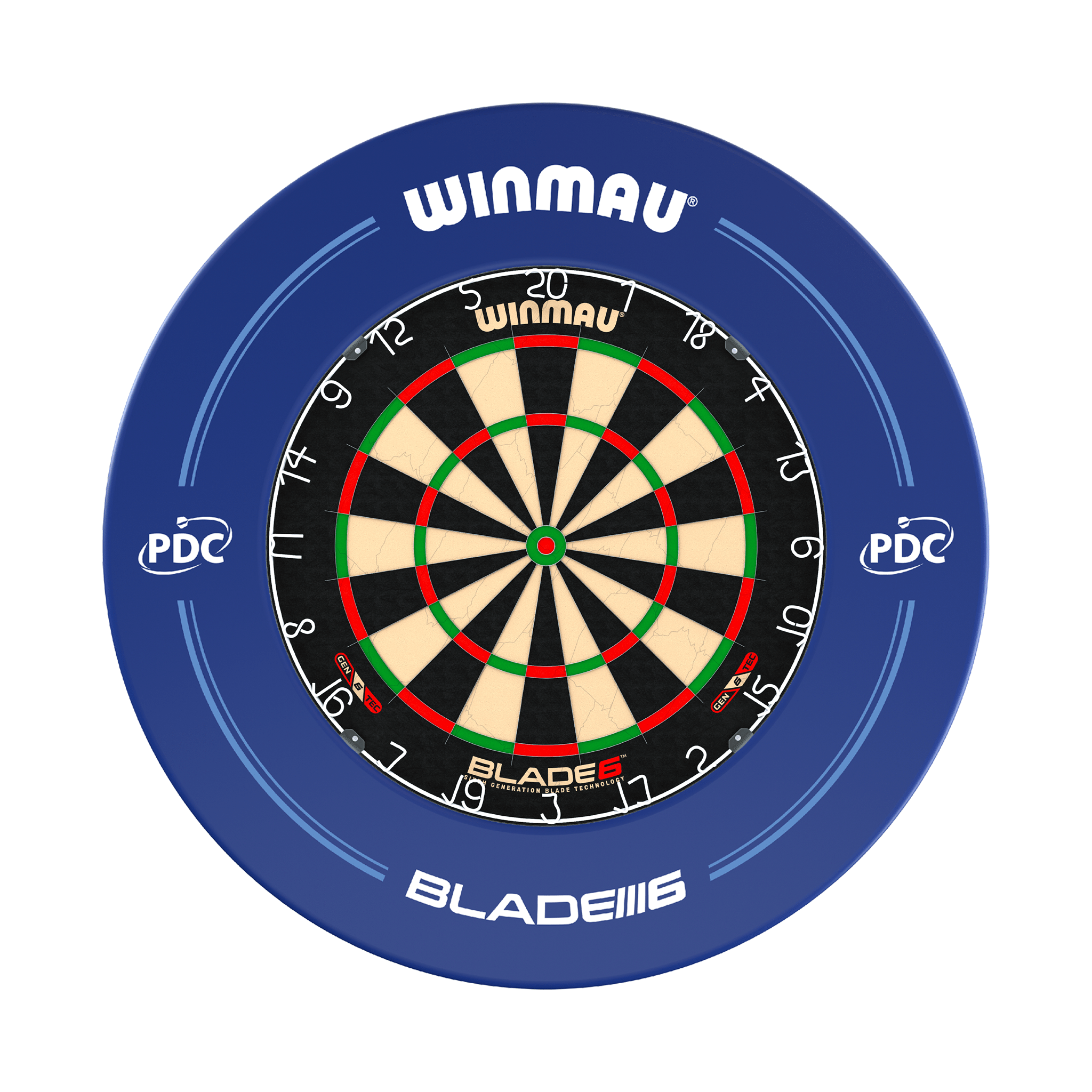 Winmau Blade 6 Dartboard & Surround Bundle Blade 6 / PDC Blue Boards