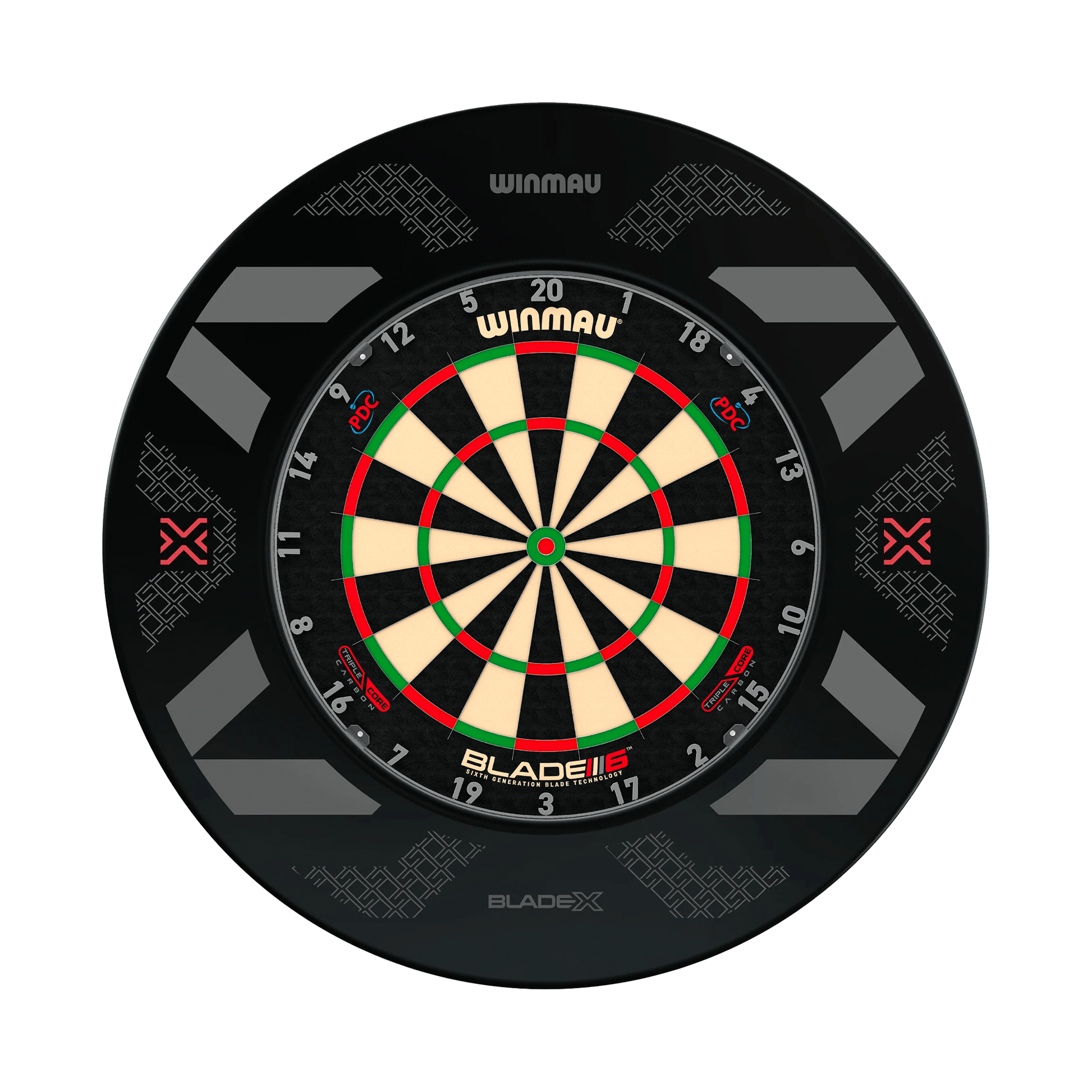 Winmau Blade 6 Dartboard & Surround Bundle Blade 6 Triple Core / Blade X Boards