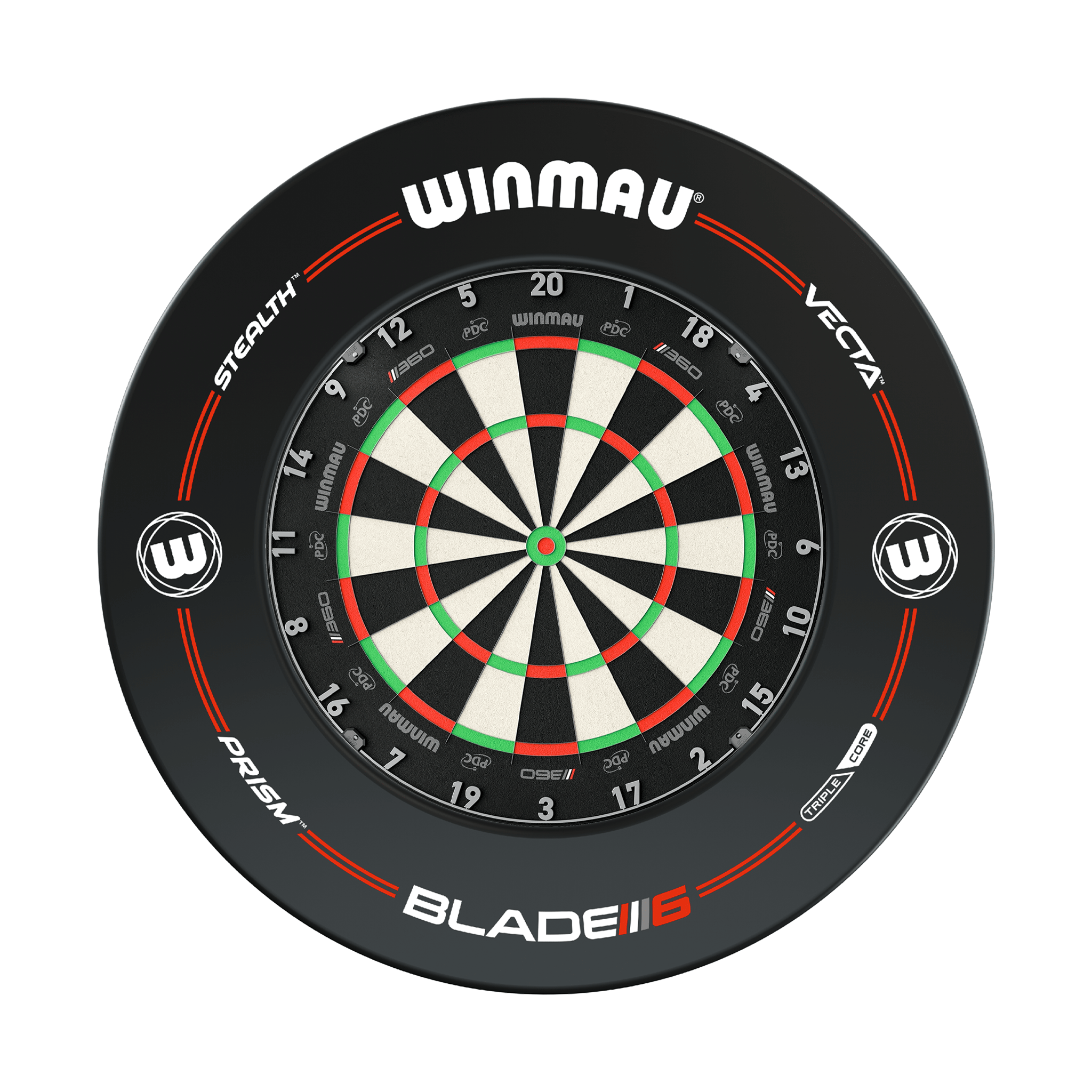 Winmau Blade 6 Dartboard & Surround Bundle Boards