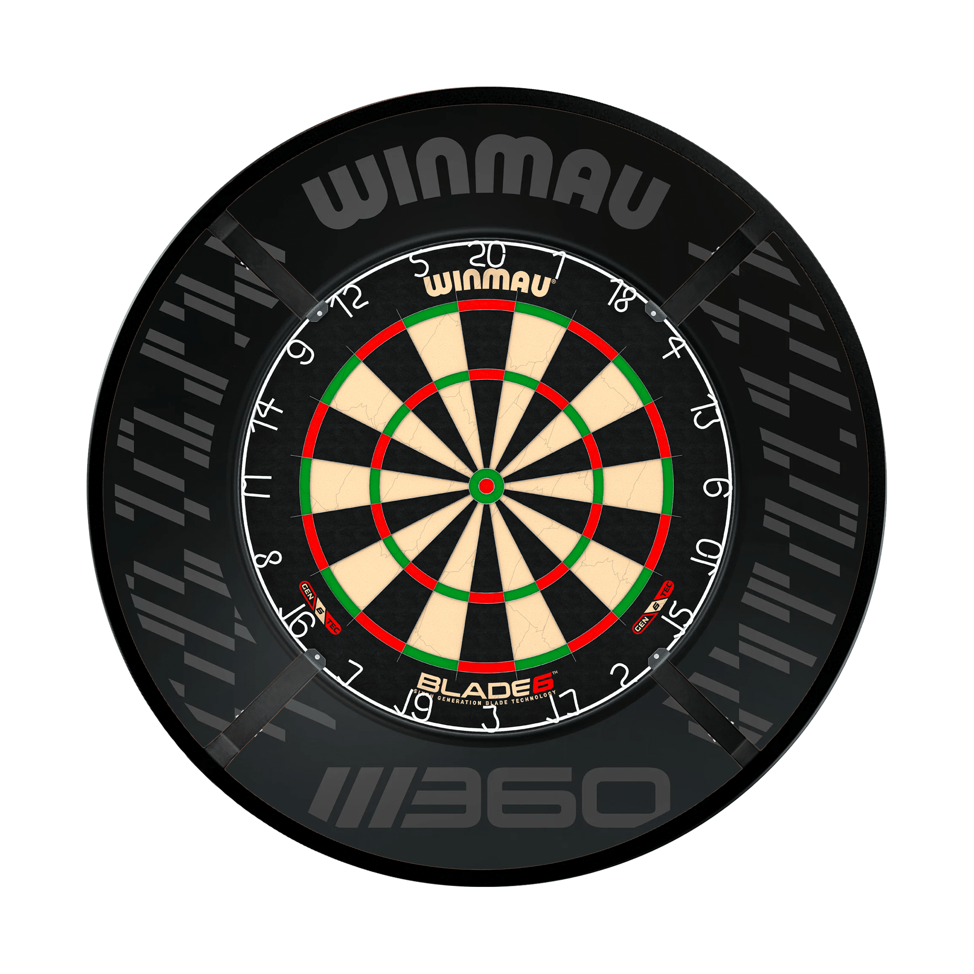 Winmau Blade 6 Dartboard, Surround & Corona Light Bundle Blade 6 / Blade 360 / Target Corona Vision Boards