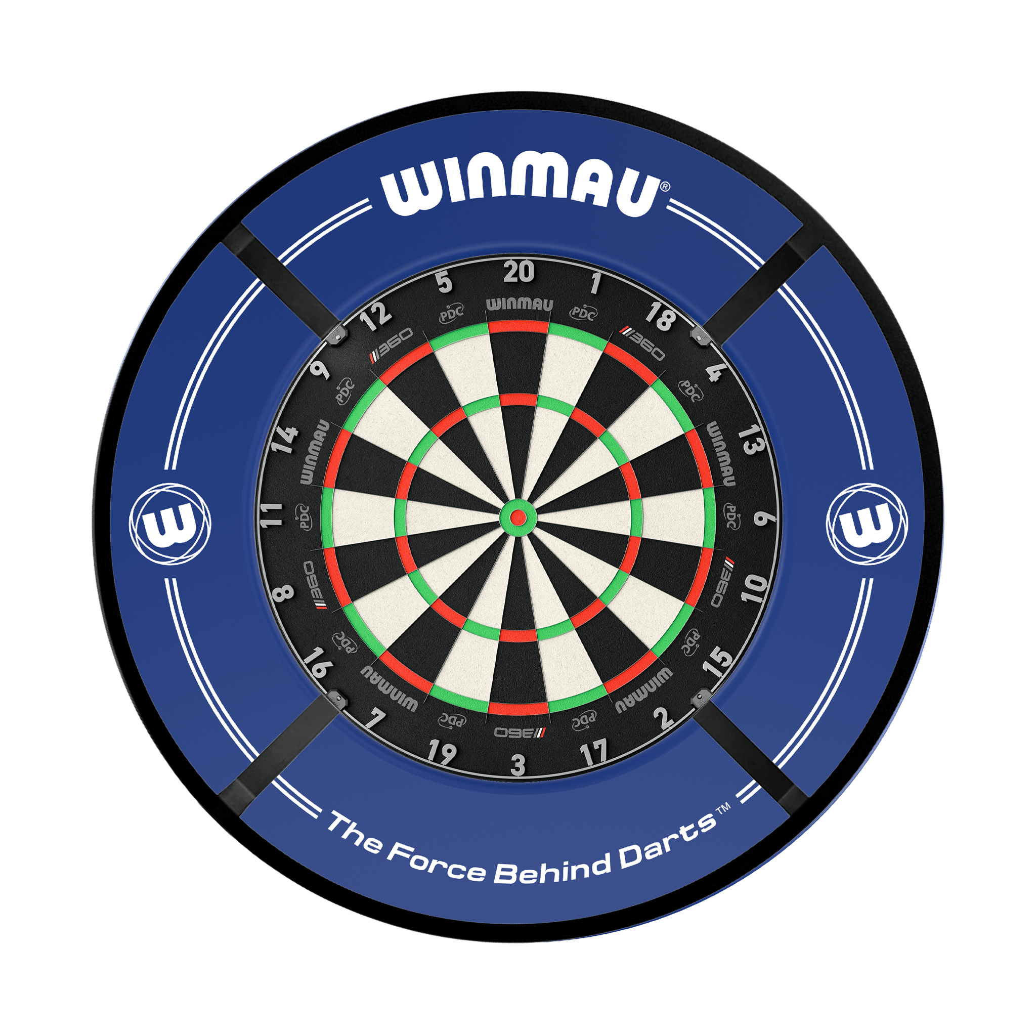 Winmau Blade 6 Dartboard, Surround & Corona Light Bundle Boards