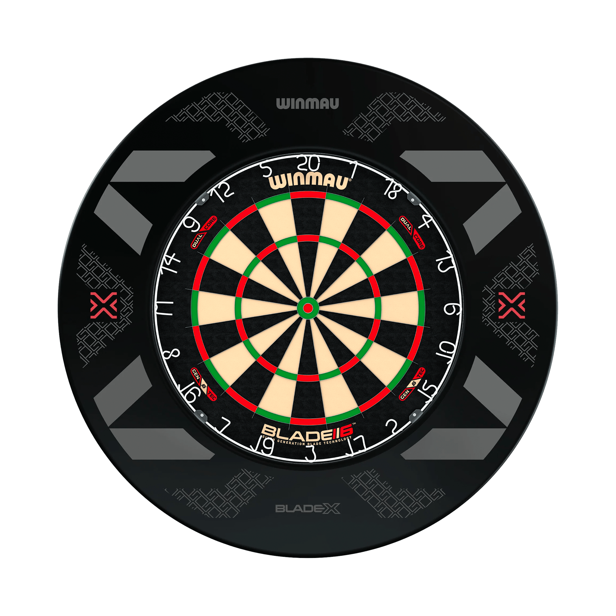 Winmau Blade 6 Dual Core Dartboard & Surround Bundle Blade 6 Dual Core / Blade X Boards