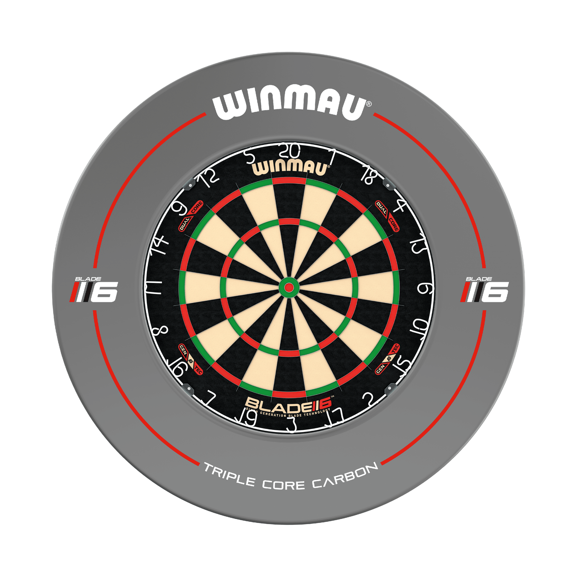 Winmau Blade 6 Dual Core Dartboard & Surround Bundle Blade 6 Dual Core / Triple Core Boards