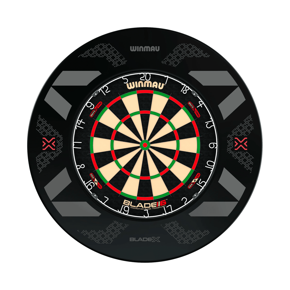 Winmau Blade 6 Dual Core Dartboard & Surround Bundle Dartboard Bundles