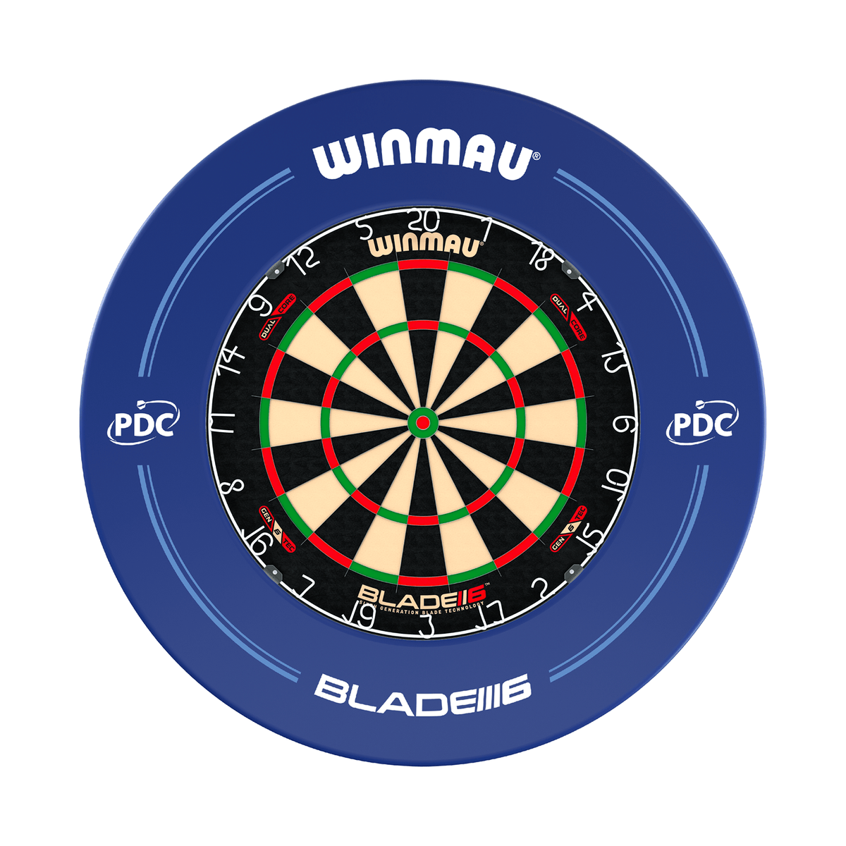 Winmau Blade 6 Dual Core Dartboard & Surround Bundle Dartboard Bundles
