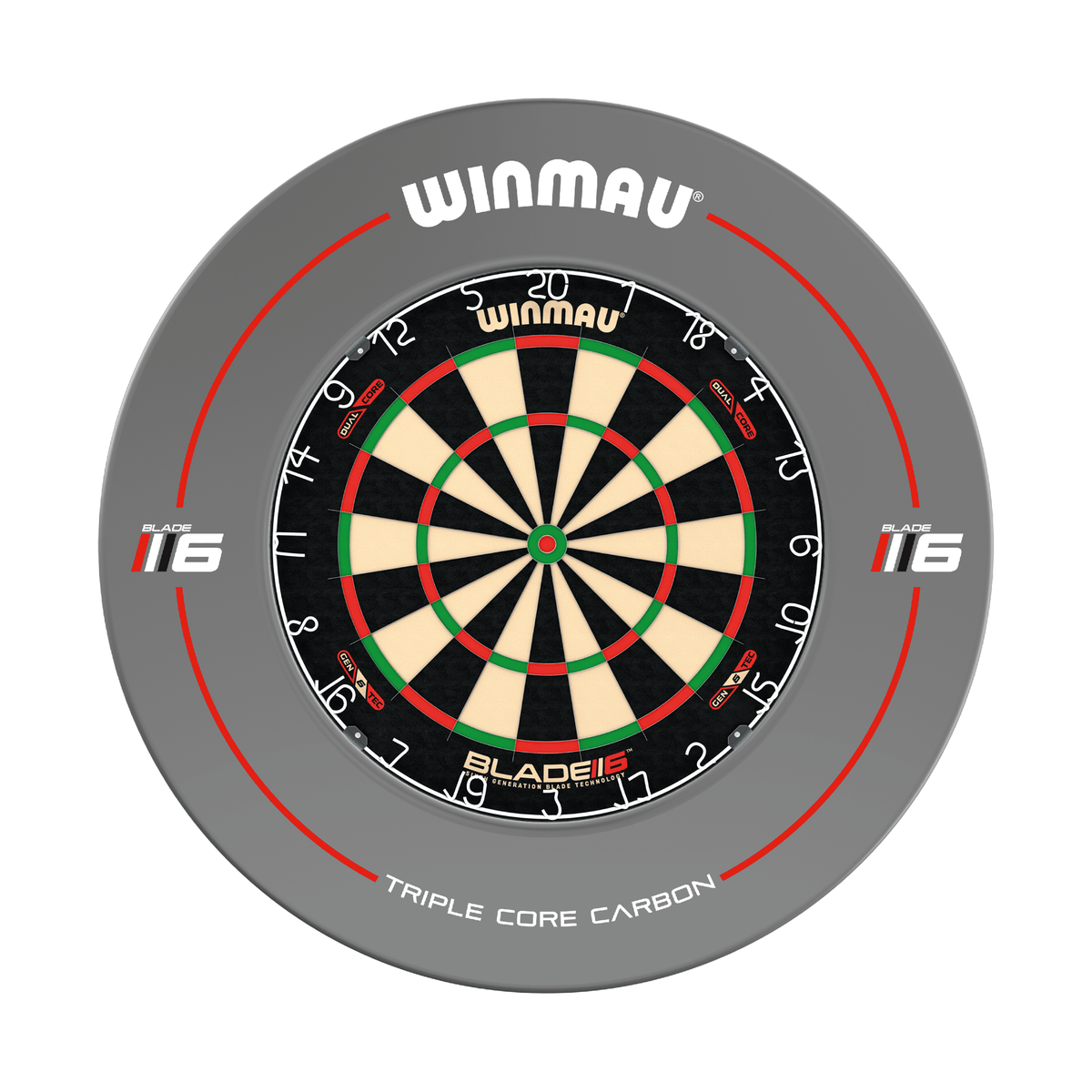 Winmau Blade 6 Dual Core Dartboard & Surround Bundle Dartboard Bundles