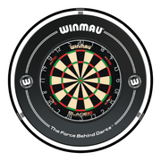 Winmau Blade 6 Dual Core Dartboard, Surround & Plasma Light Bundle Dartboard Bundles