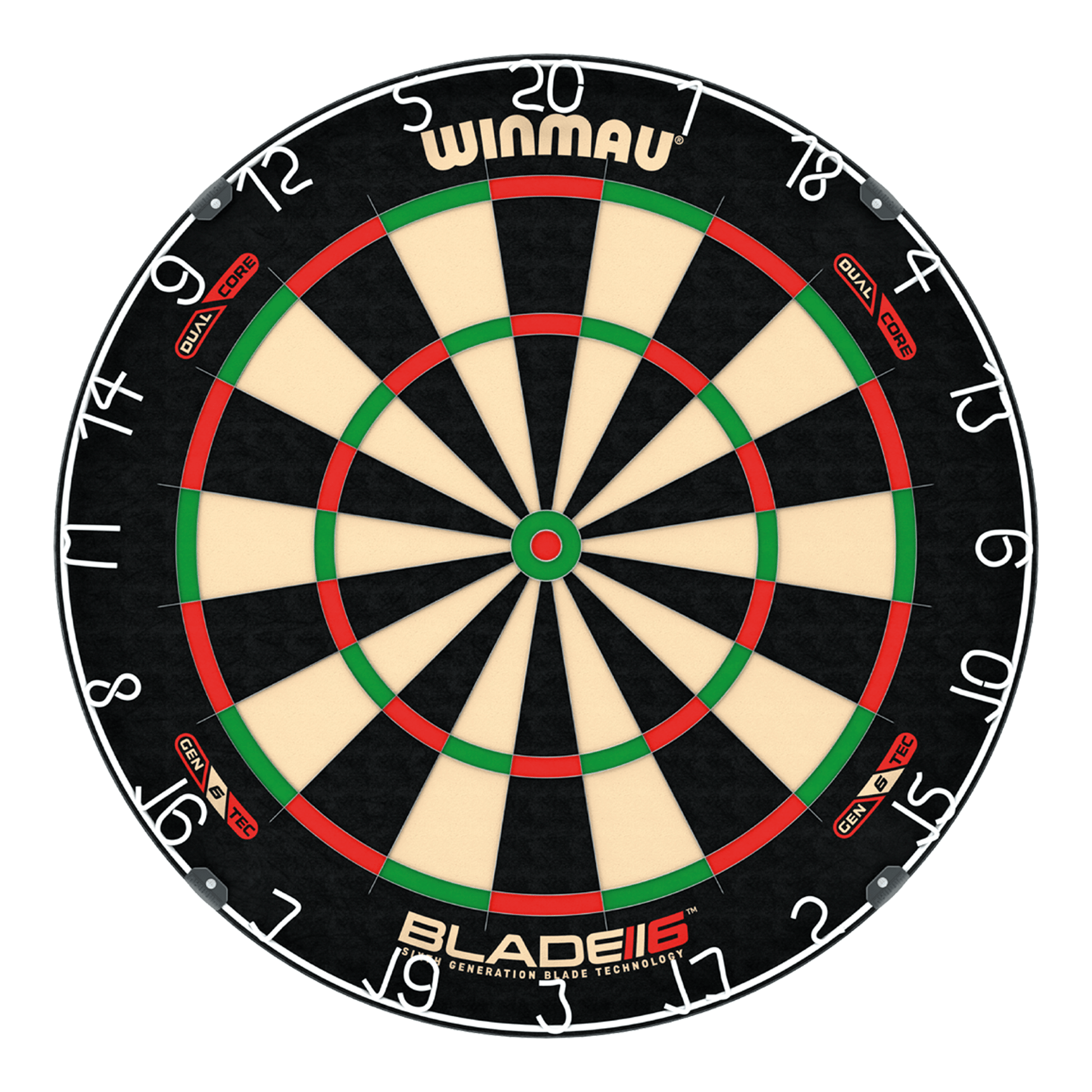 Winmau Blade 6 Dual Core Dartboard, Surround & Plasma Light Bundle Dartboard Bundles