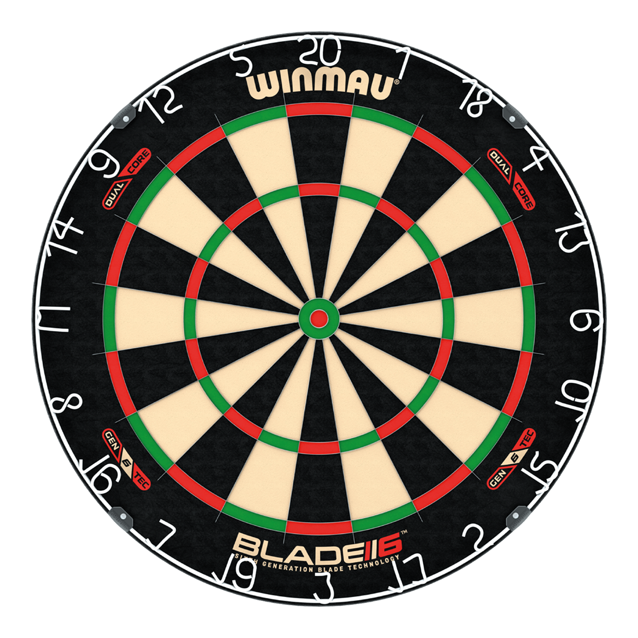 Winmau Blade 6 Dual Core Dartboard, Surround & Plasma Light Bundle Dartboard Bundles