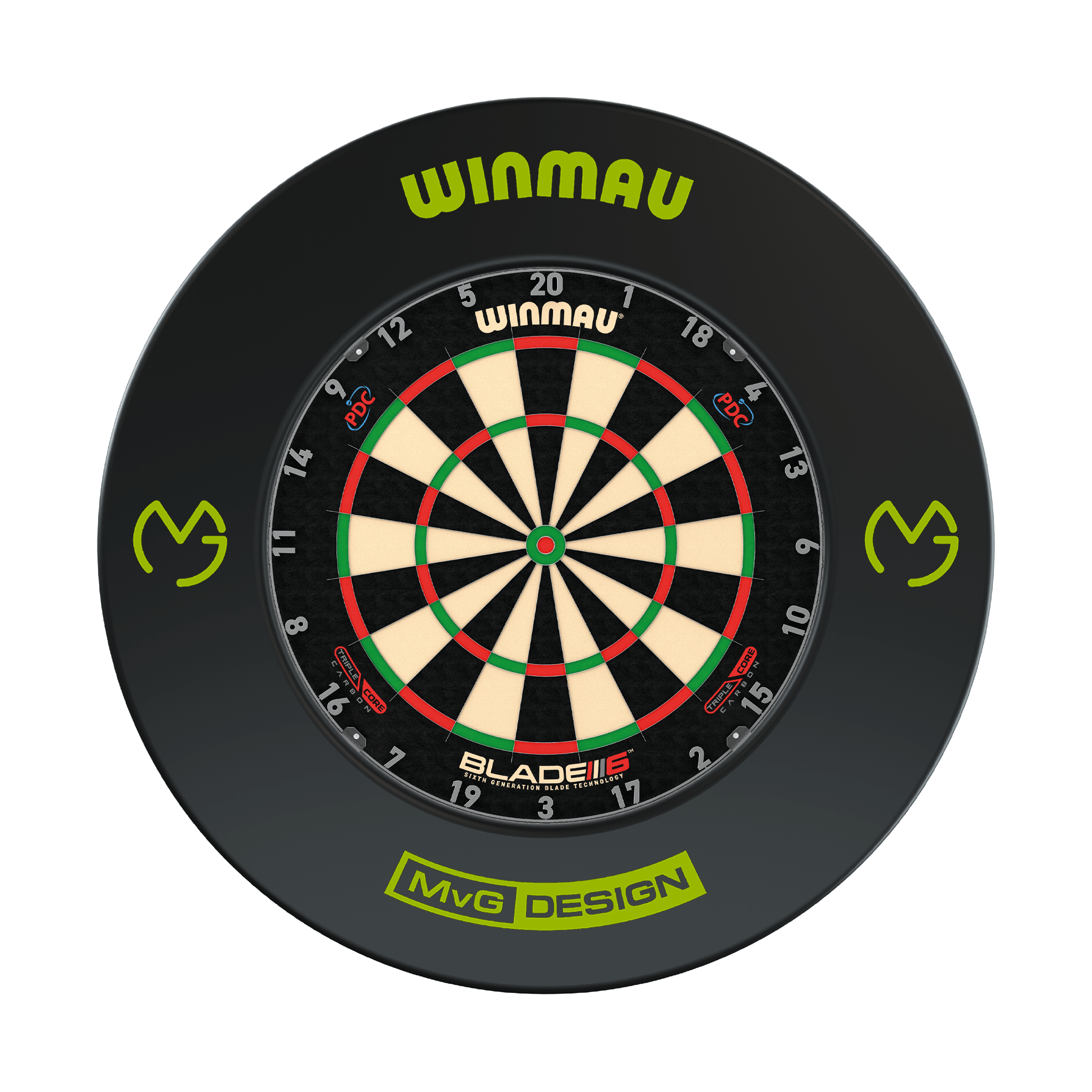 Winmau Blade 6 Triple Core Dartboard & Surround Bundle Blade 6 Triple Core / MVG Boards