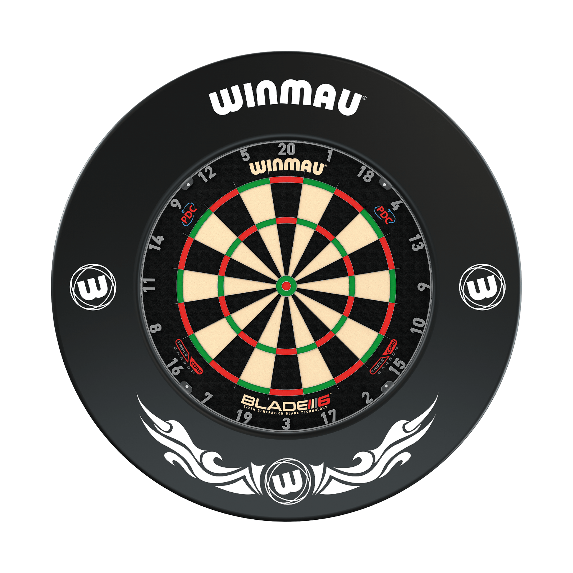 Winmau Blade 6 Triple Core Dartboard & Surround Bundle Blade 6 Triple Core / Xtreme Boards