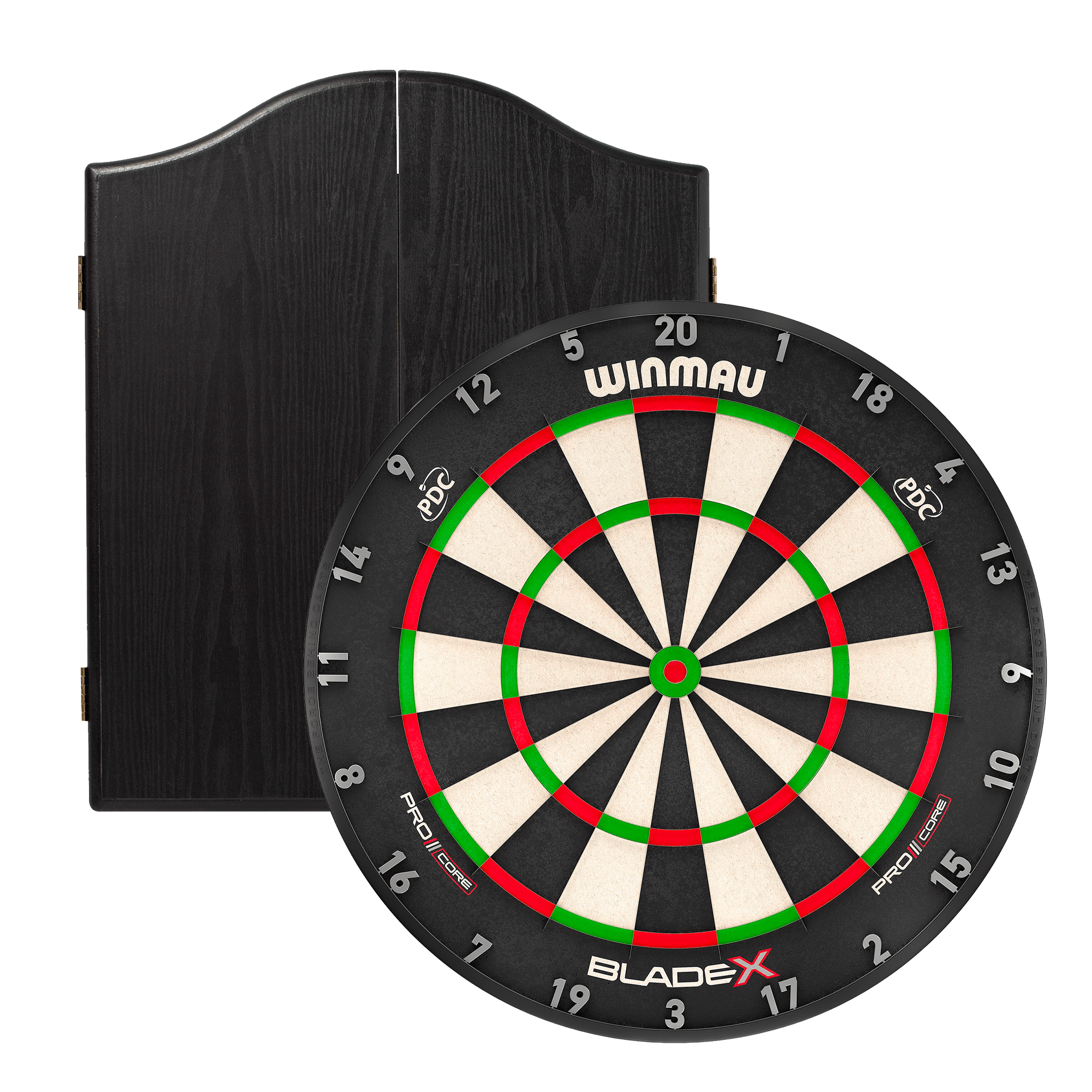 Winmau Blade X Dartboard & Cabinet Bundle Blade X / Black Boards
