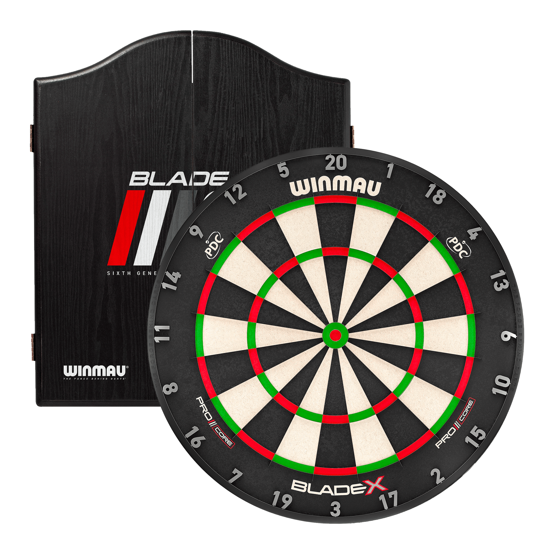 Winmau Blade X Dartboard & Cabinet Bundle Blade X / Blade 6 Boards