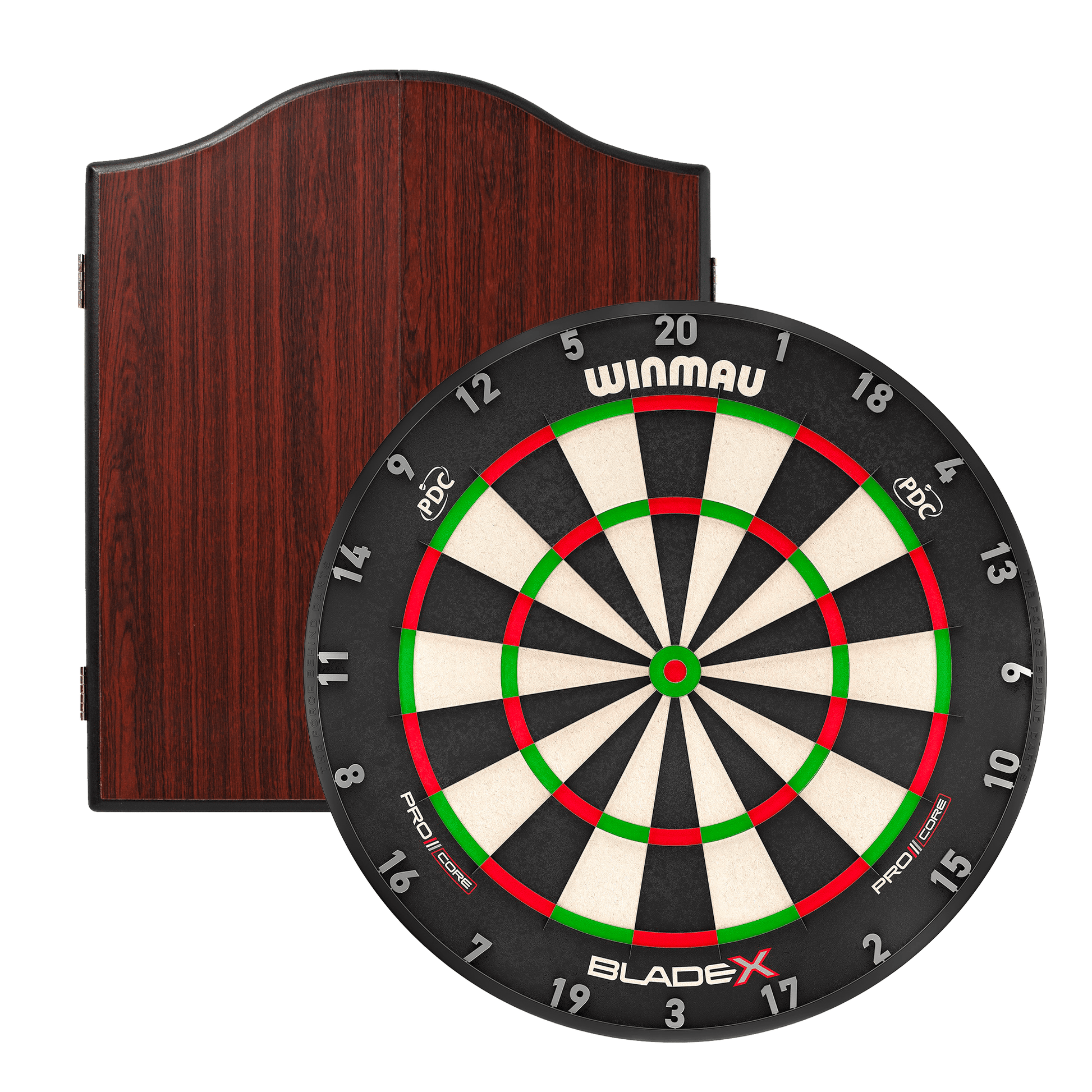 Winmau Blade X Dartboard & Cabinet Bundle Blade X / Rosewood Boards