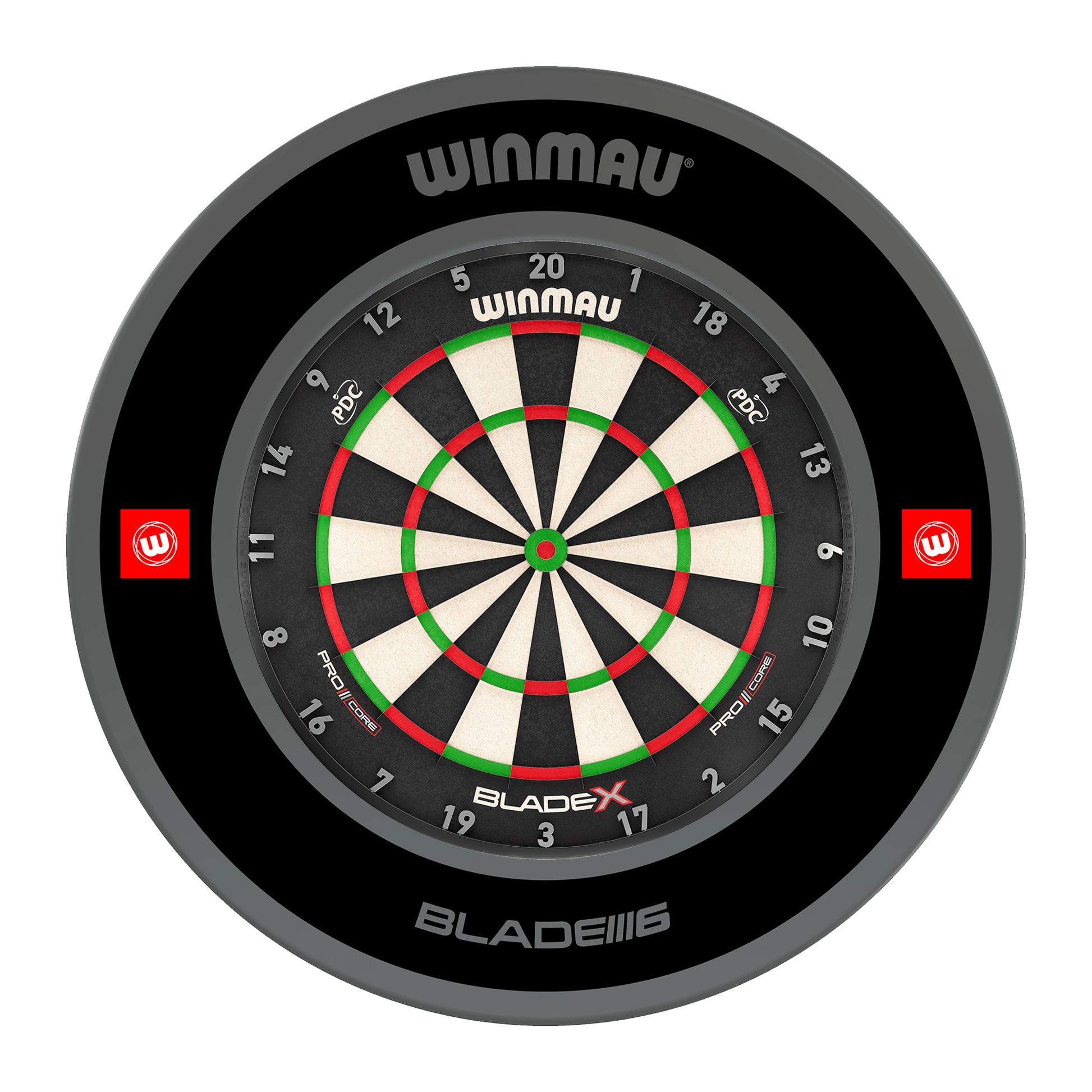 Winmau Blade X Dartboard & Surround Bundle Blade X / Pro 1.0 Black Boards