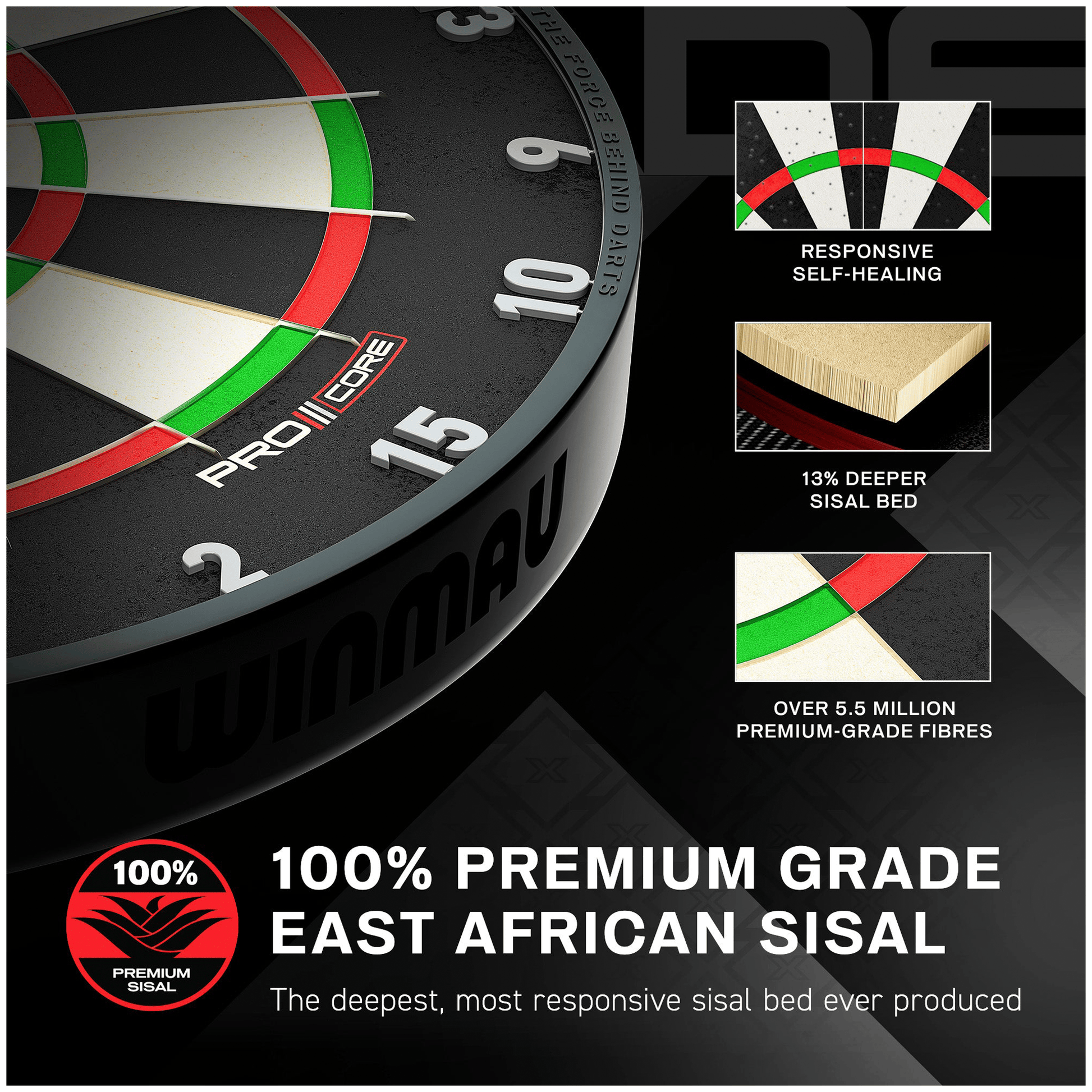 Winmau Blade X - Official PDC Dartboard Boards