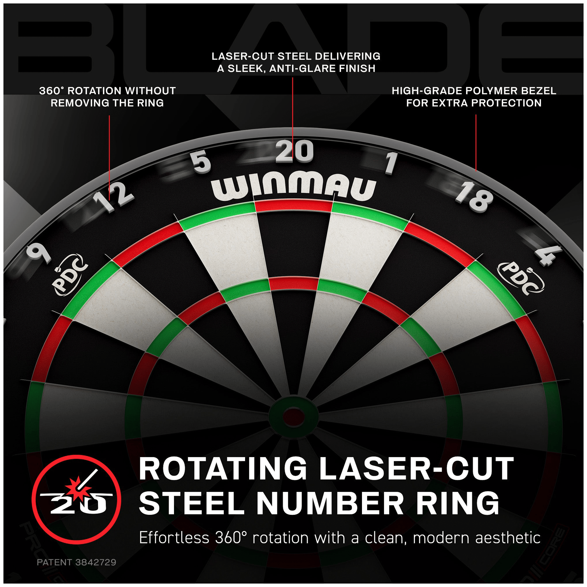 Winmau Blade X - Official PDC Dartboard Boards
