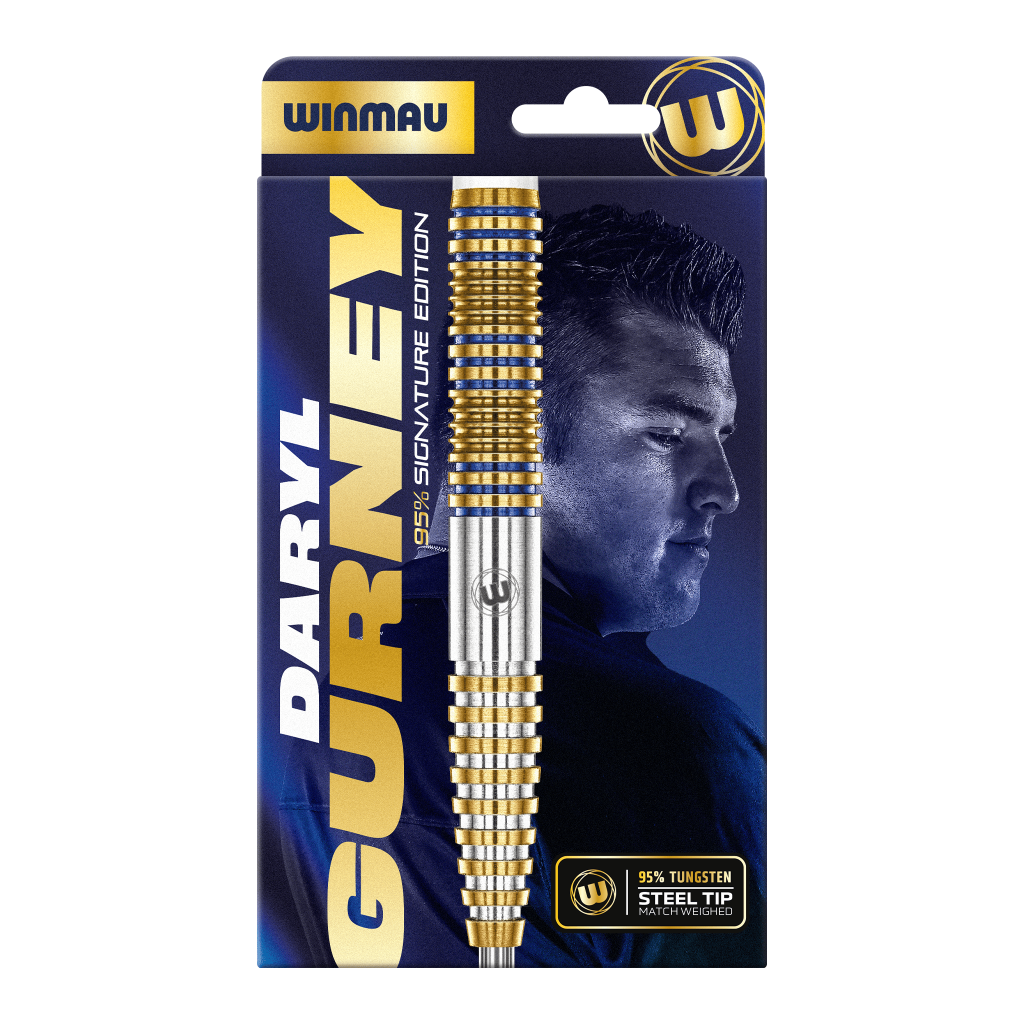 Winmau Daryl Gurney Signature Edition - 95% Tungsten Steel Tip Darts 23 Grams Darts