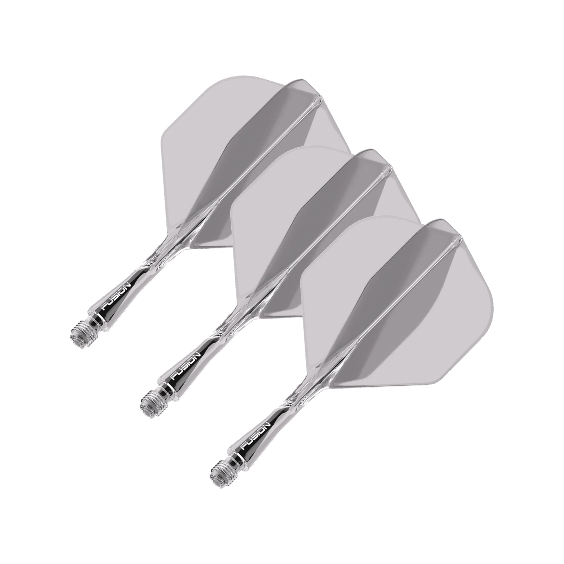 Winmau Fusion - All In One Flight & Shaft No. 2 / Short (22mm) / Clear Flights & Shafts