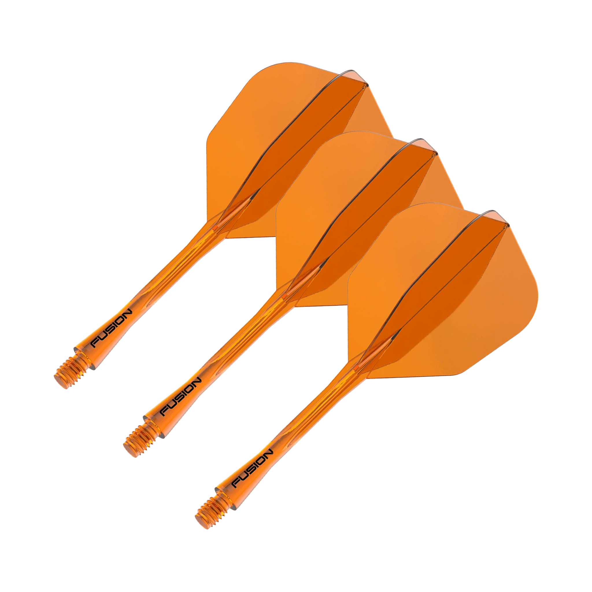 Winmau Fusion - All In One Flight & Shaft No. 6 / Medium (34mm) / Orange Flights & Shafts