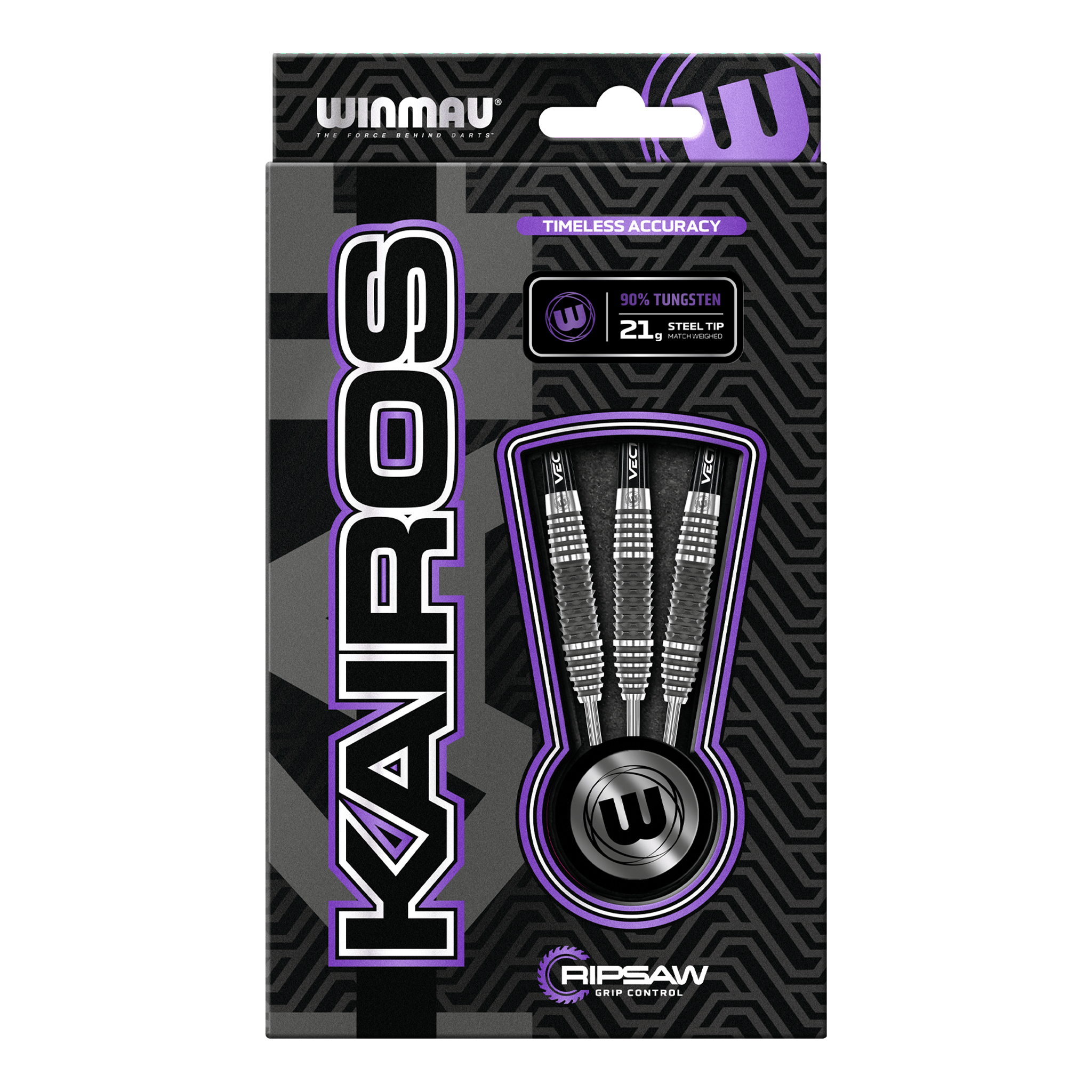 Winmau Kairos 1 - 90% Tungsten Steel Tip Darts Darts