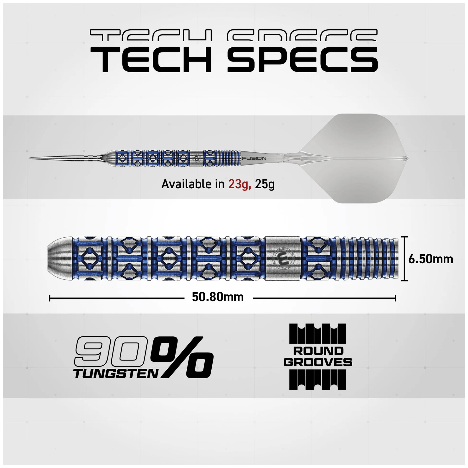 Winmau Lunaris Parallel Switch Point - 90% Tungsten Steel Tip Darts Darts