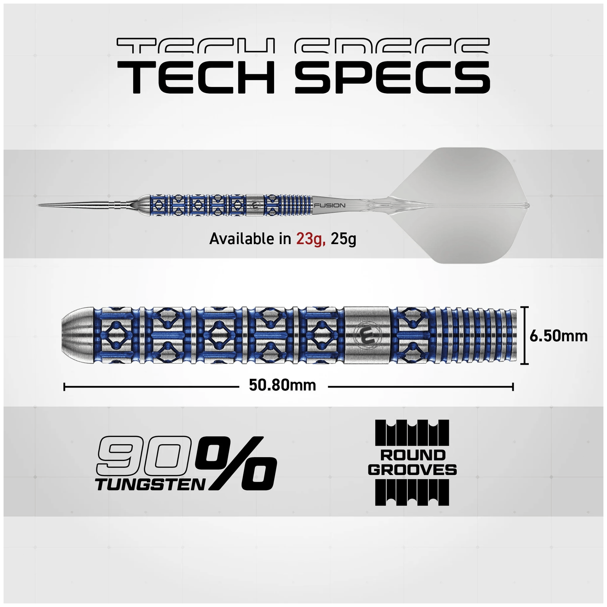 Winmau Lunaris Parallel Switch Point - 90% Tungsten Steel Tip Darts Darts