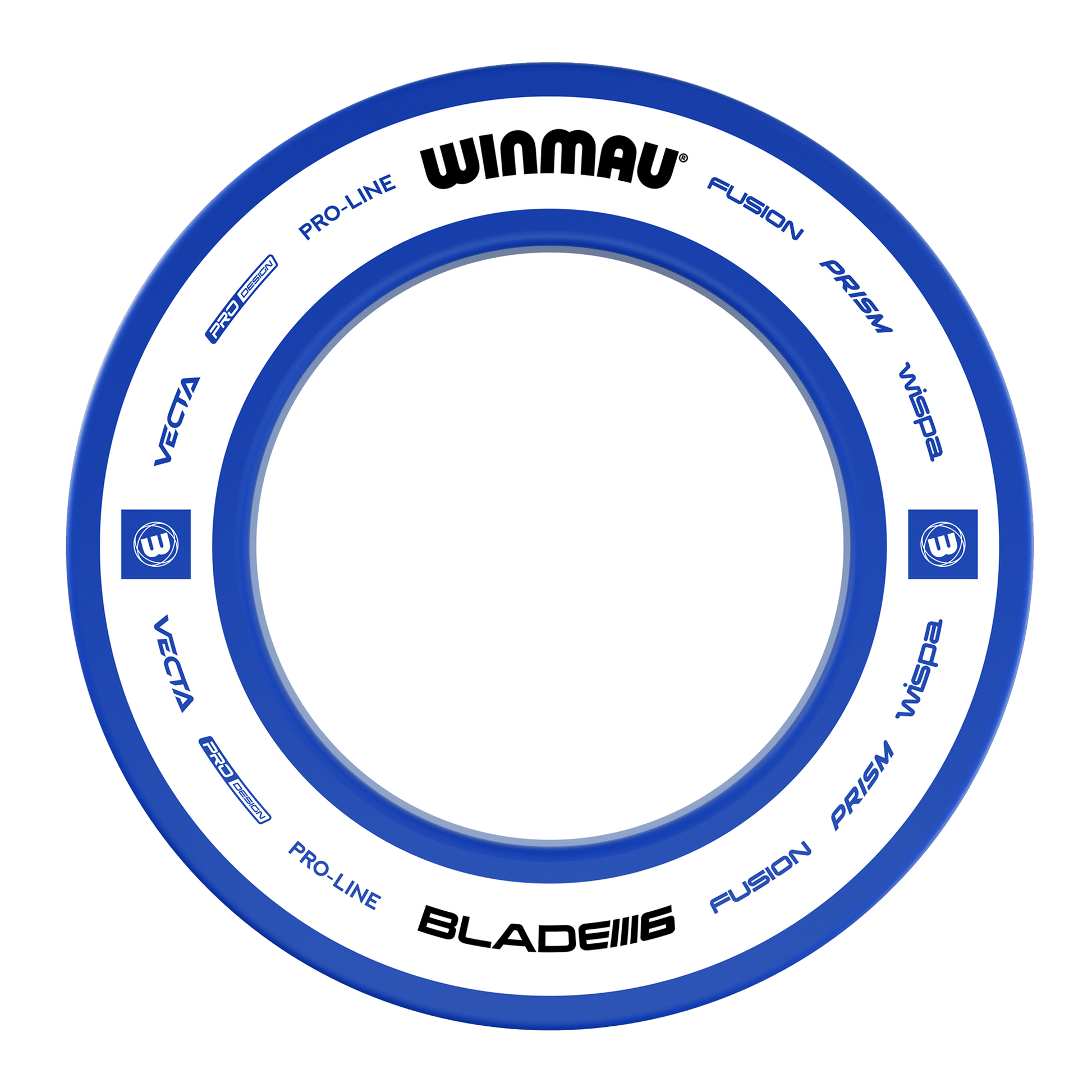 Winmau Printed Dartboard Surround Pro 2.0 Blue Boards