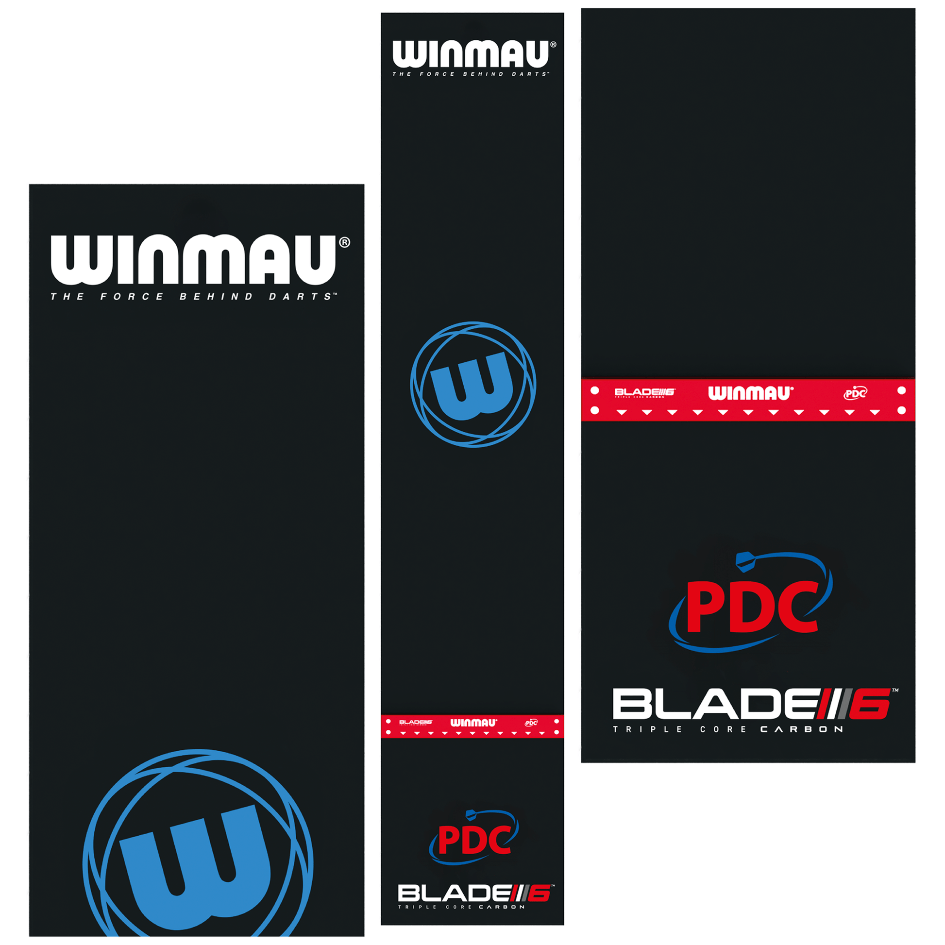 Winmau Pro Zone Precision PVC Dart Mat With Integrated Oche Boards