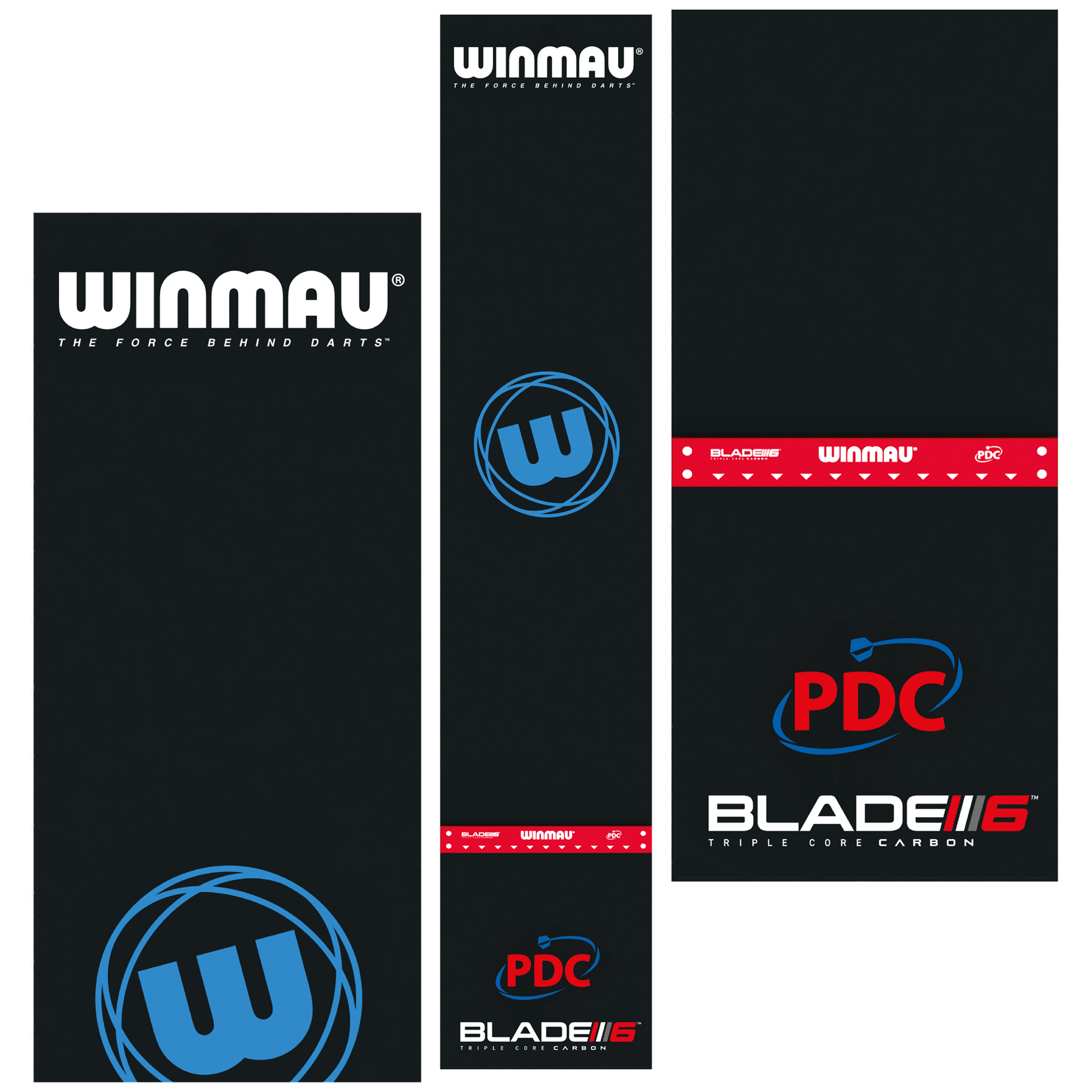 Winmau Pro Zone Precision PVC Dart Mat With Integrated Oche Boards