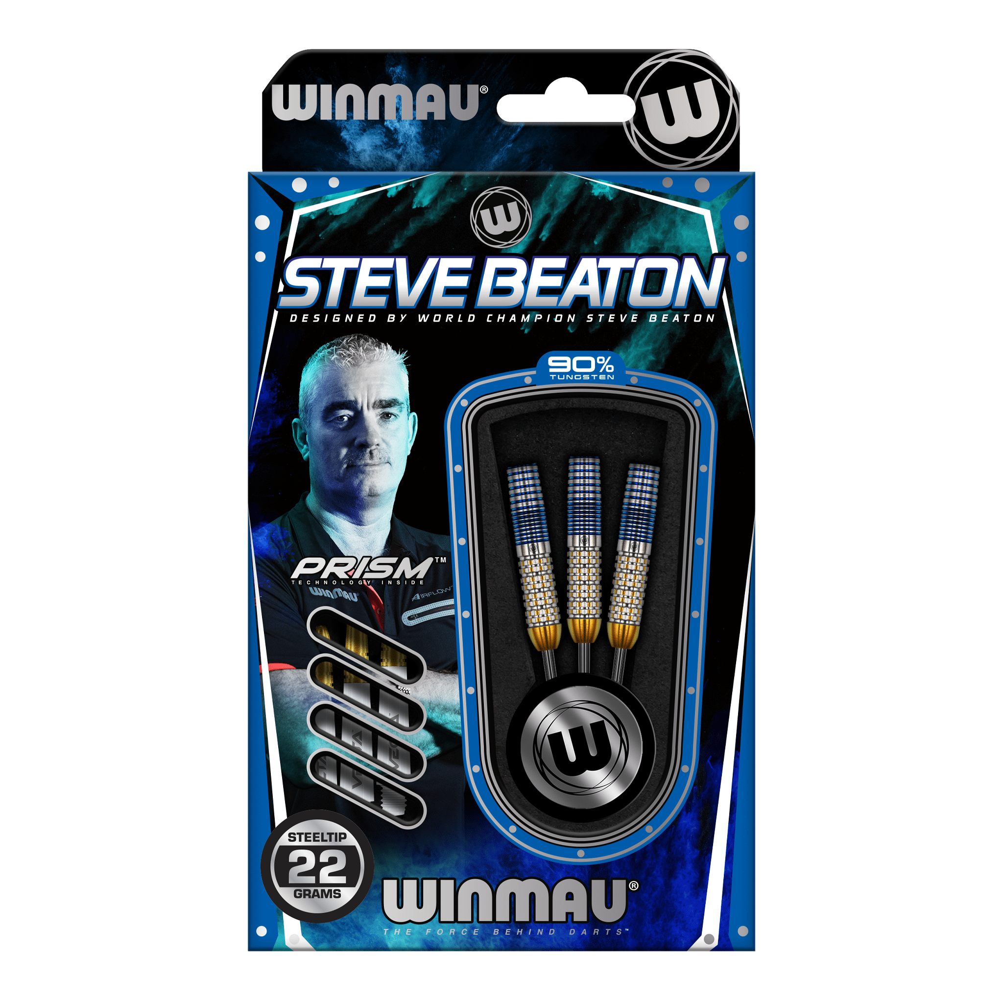 Winmau Steve Beaton Legacy - 90% Tungsten Steel Tip Darts Darts