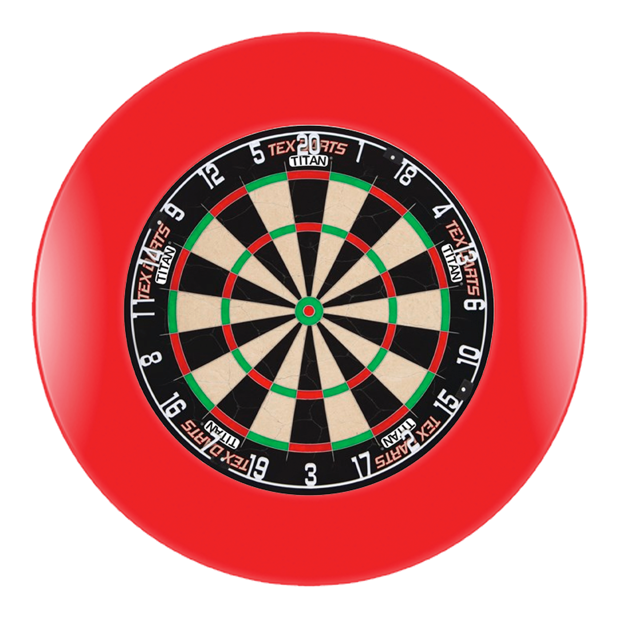 Darts Online Tex Titan & One Piece Dart Board Surround Bundle Titan / Red Boards