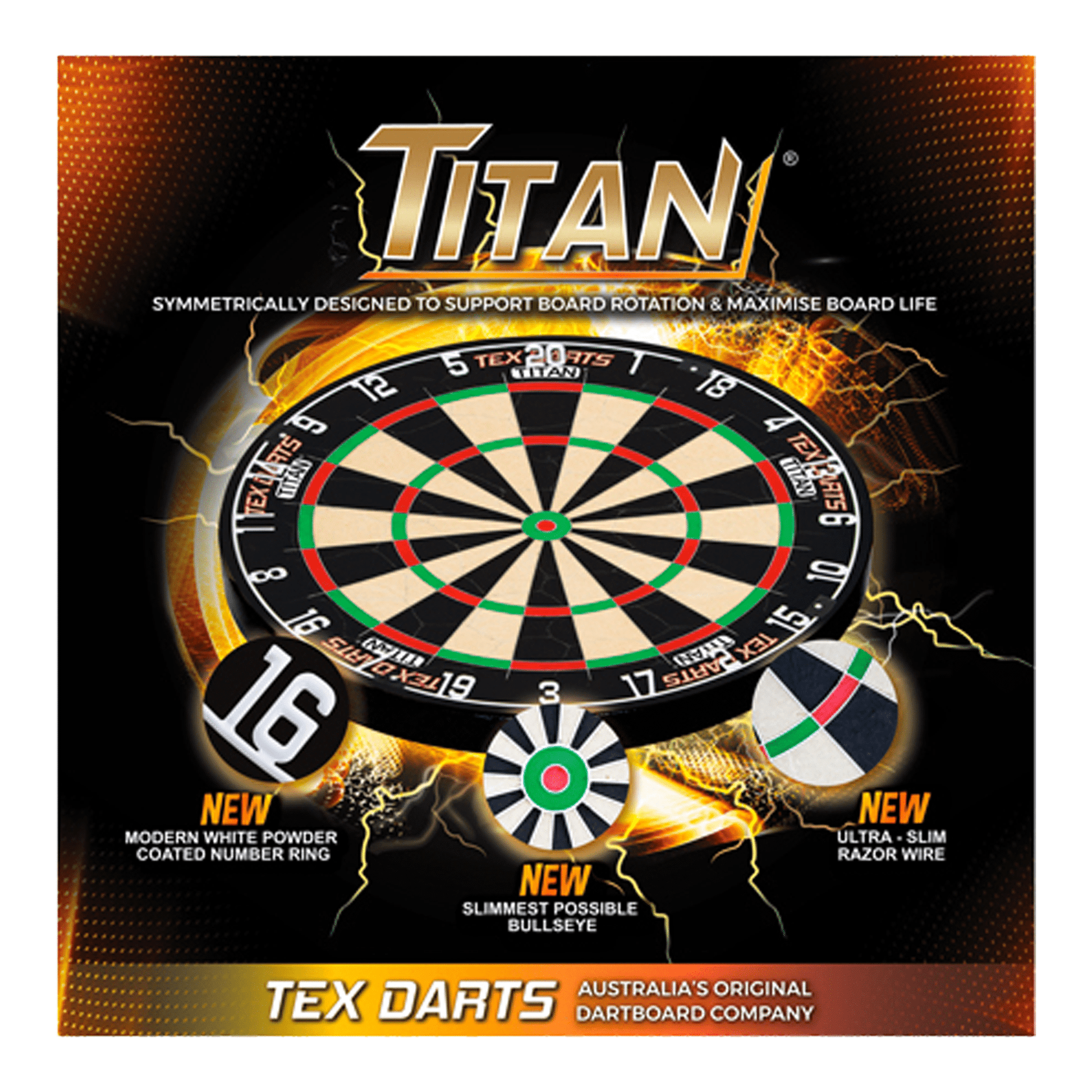 Darts Online Tex Titan & Solid Wood Cabinet Bundle Boards