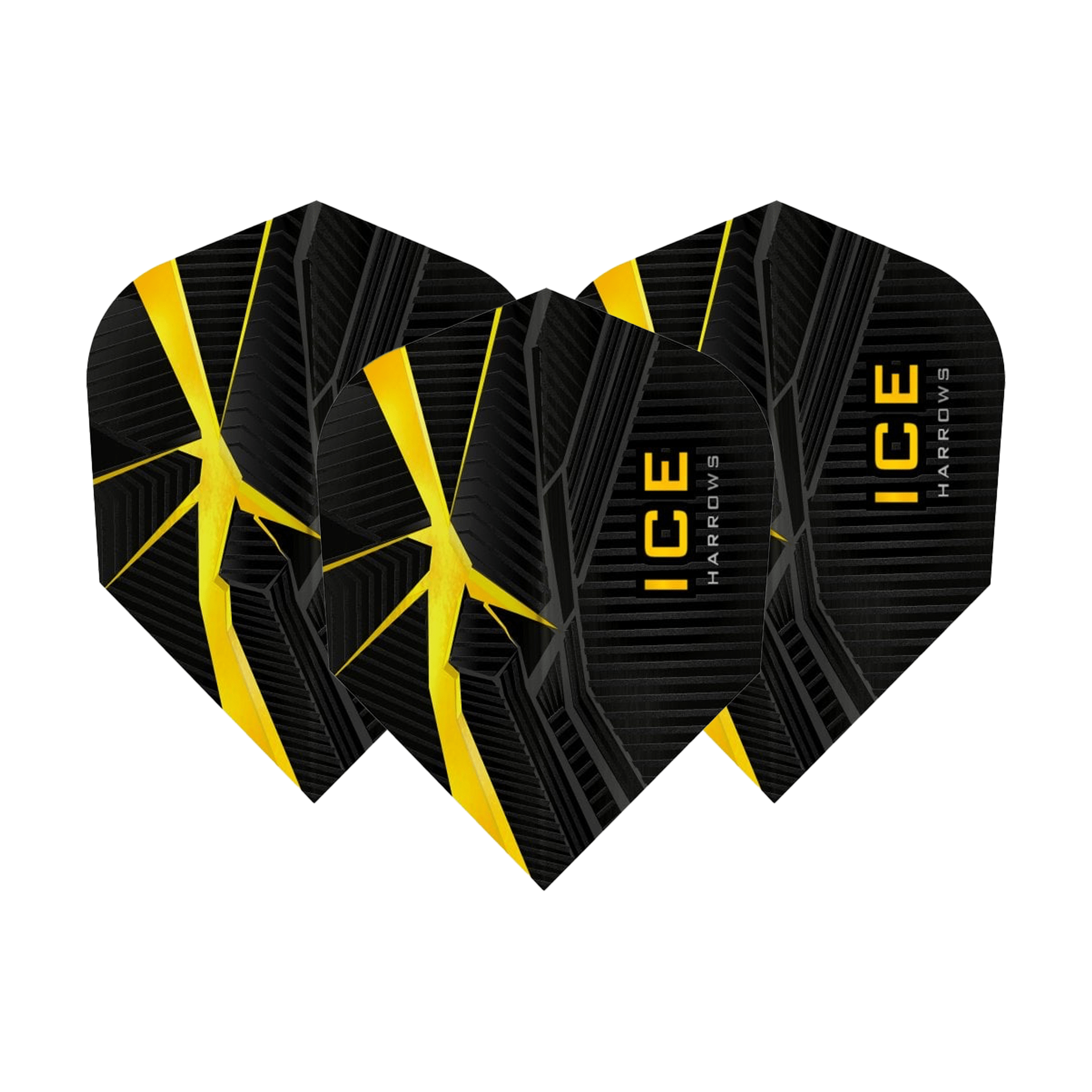 Harrows ICE Recut No. 6 Dart Flights Yellow Flights