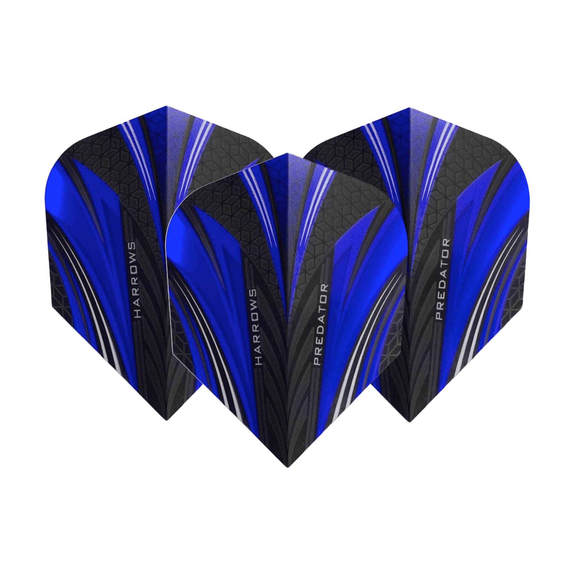 Harrows Prime Predator Standard Dart Flights Blue Flights