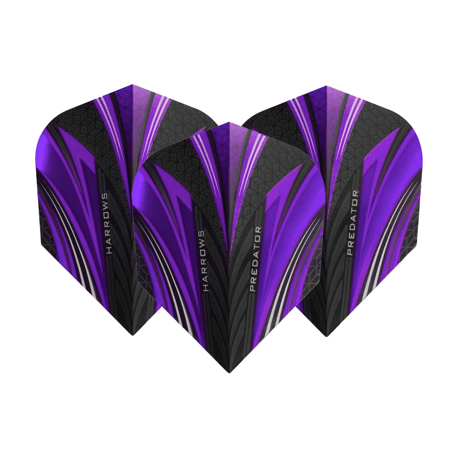 Harrows Prime Predator Standard Dart Flights Purple Flights