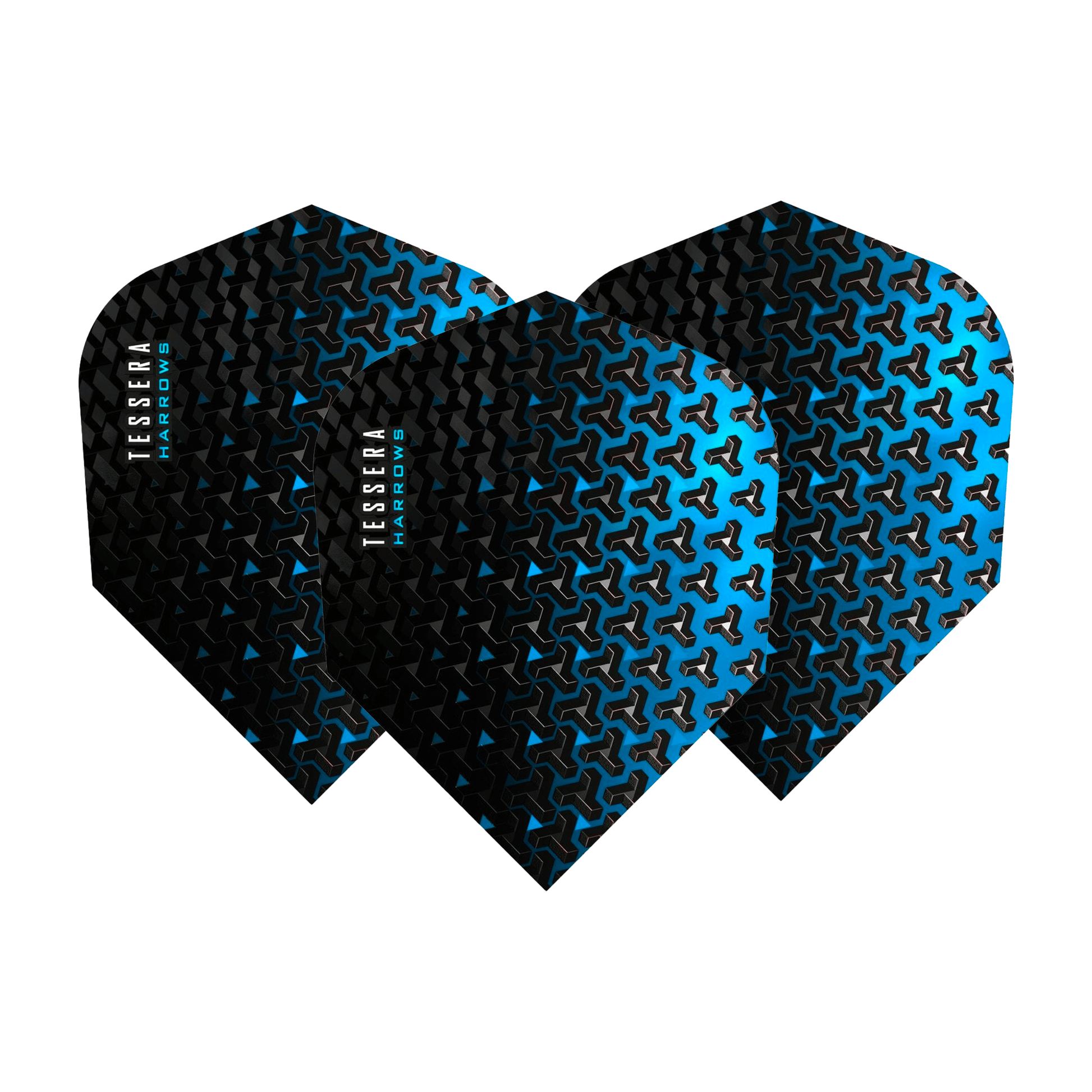 Harrows Tessera No. 6 Dart Flights Blue Flights
