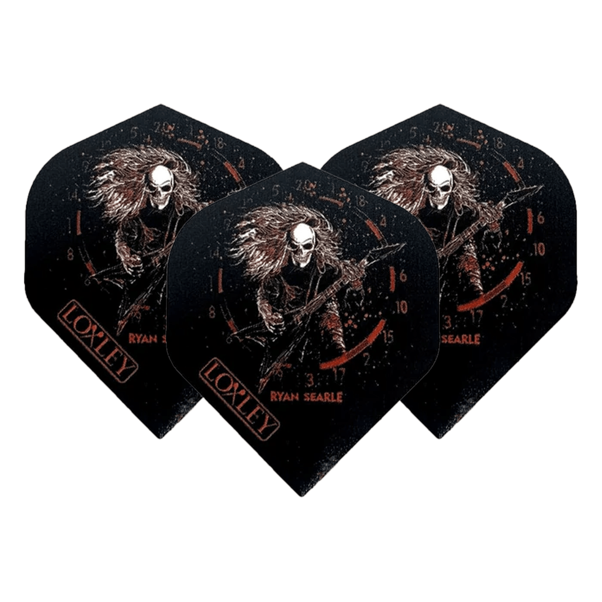 Loxley Ryan Searle - Dart Flights Standard / Black Flights