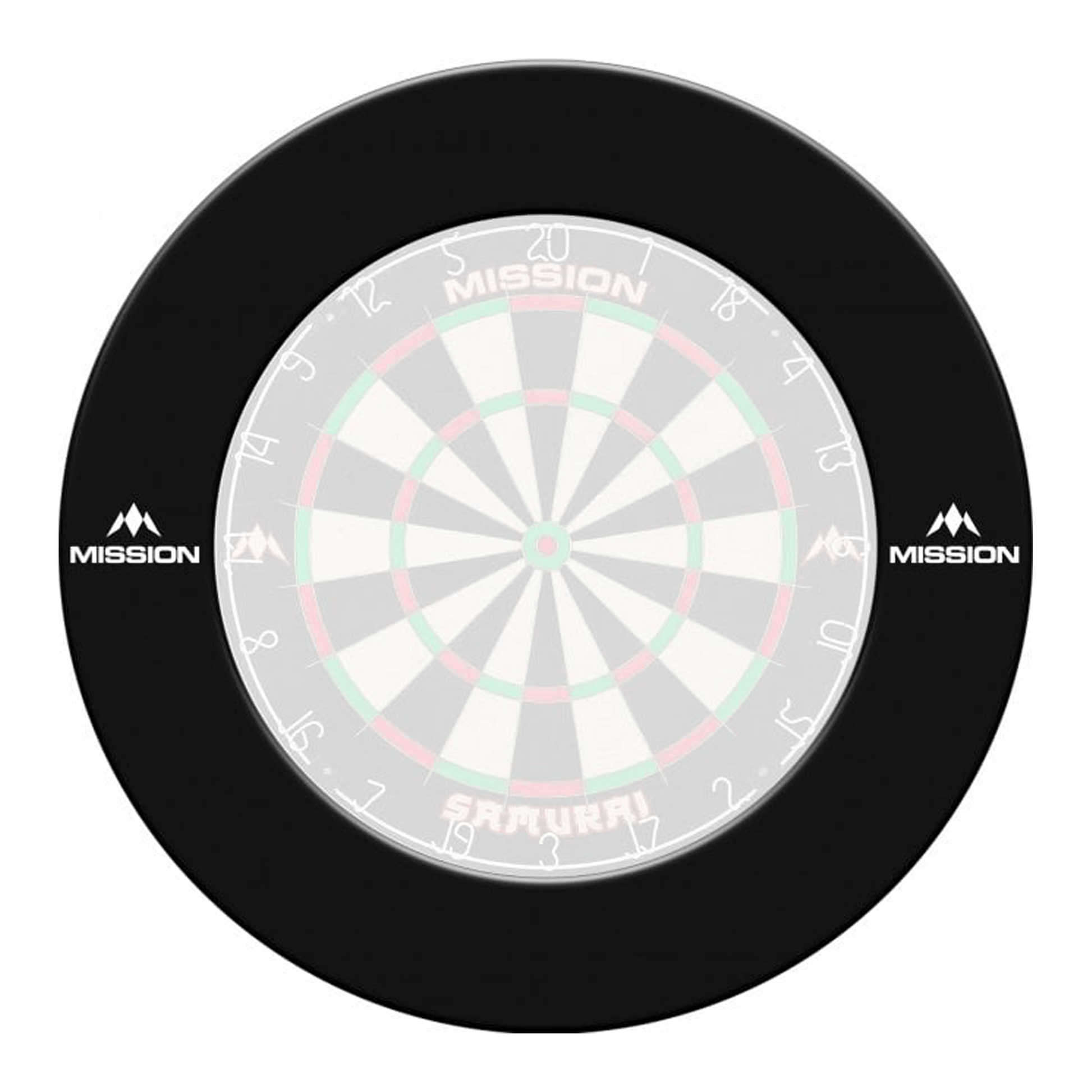 Mission Heavy Duty Dartboard Surround Black Boards