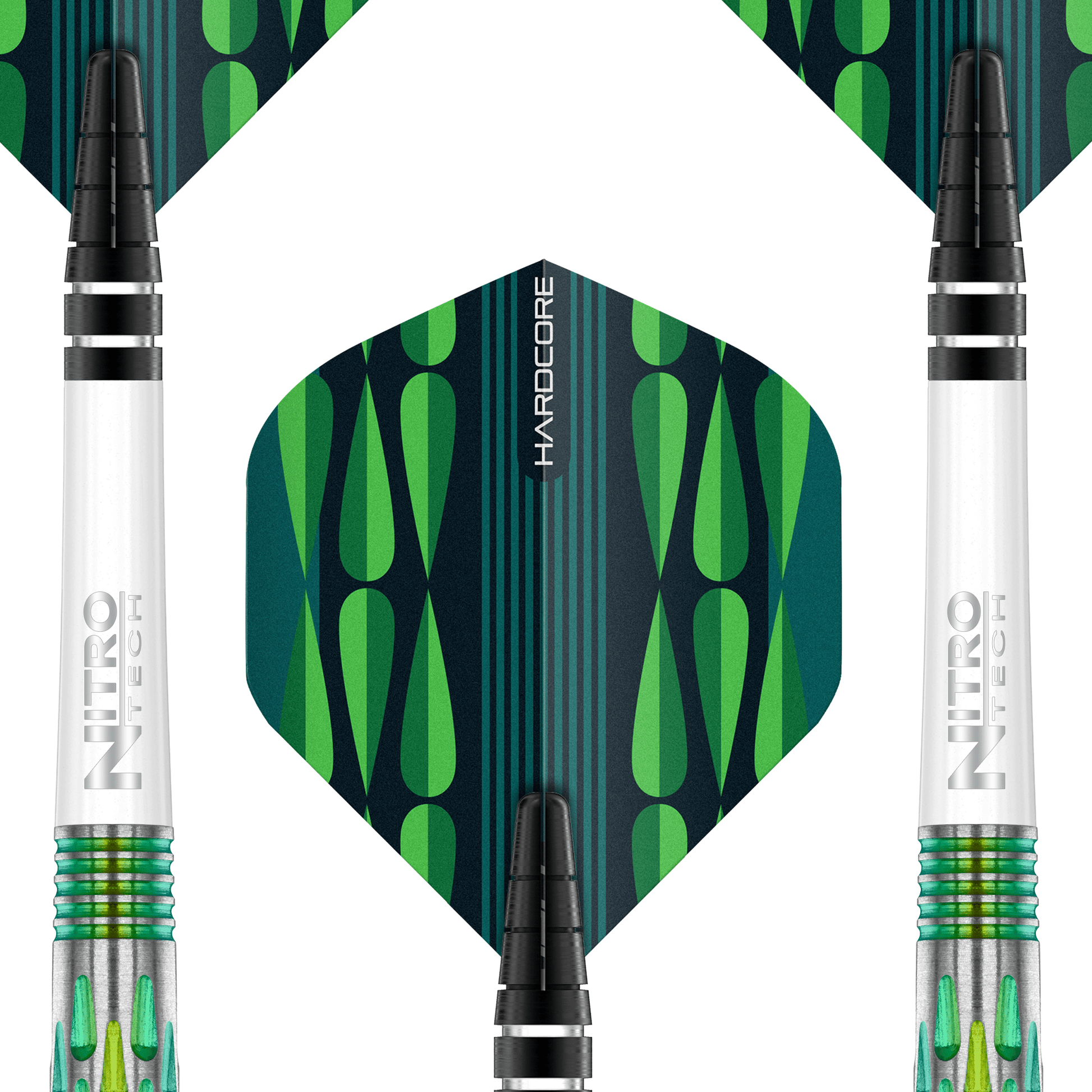 Red Dragon Artura 2 Green - 90% Tungsten Steel Tip Darts Darts