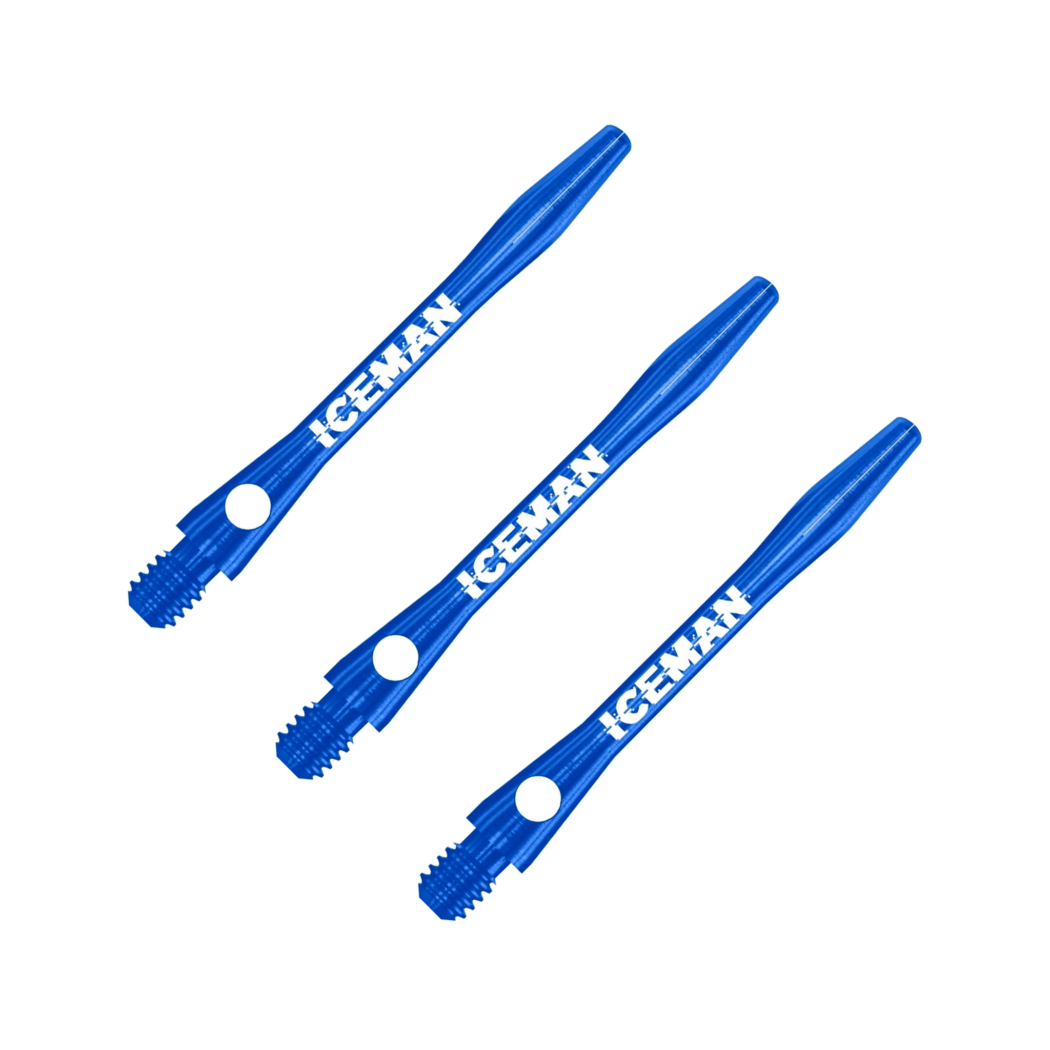 Red Dragon DRX Gerwyn Price Short (36mm) Coated Aluminium Dart Shafts Blue Shafts