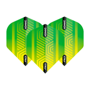 Red Dragon Hardcore Ionic Standard Dart Flights Green/Yellow Flights