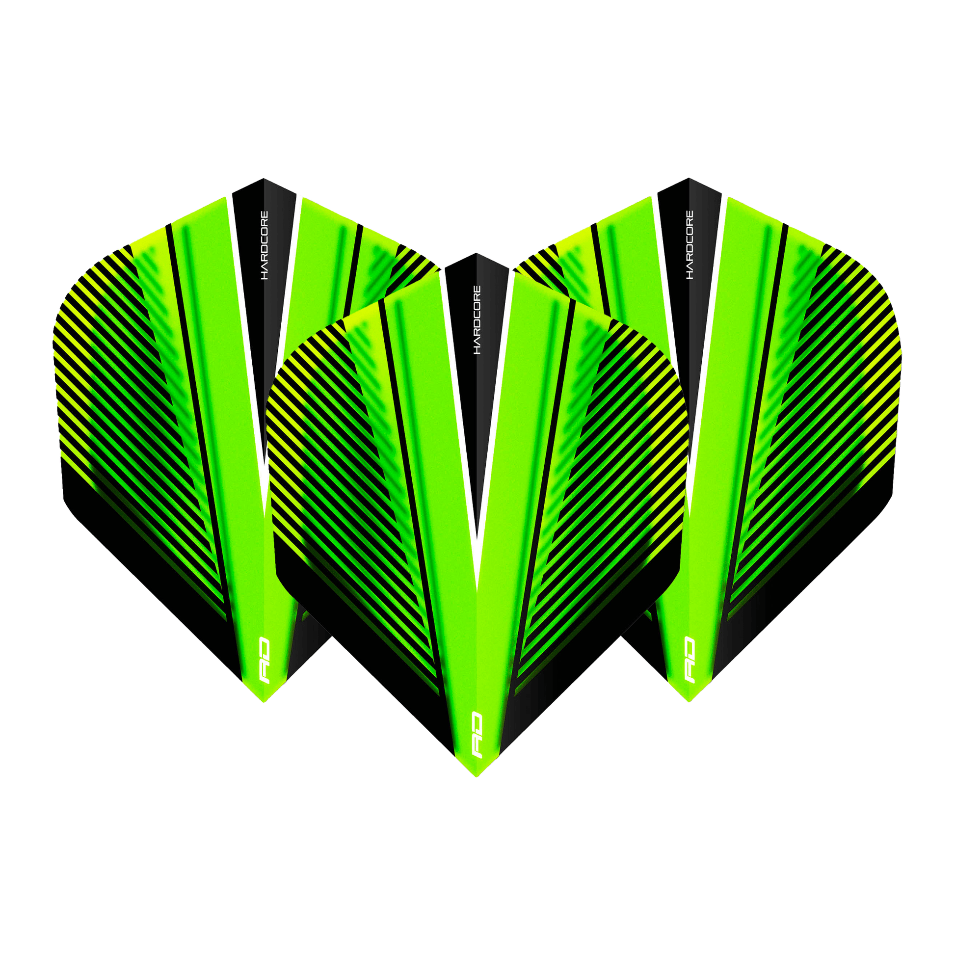 Red Dragon Hardcore Radical V Standard Dart Flights Green Flights