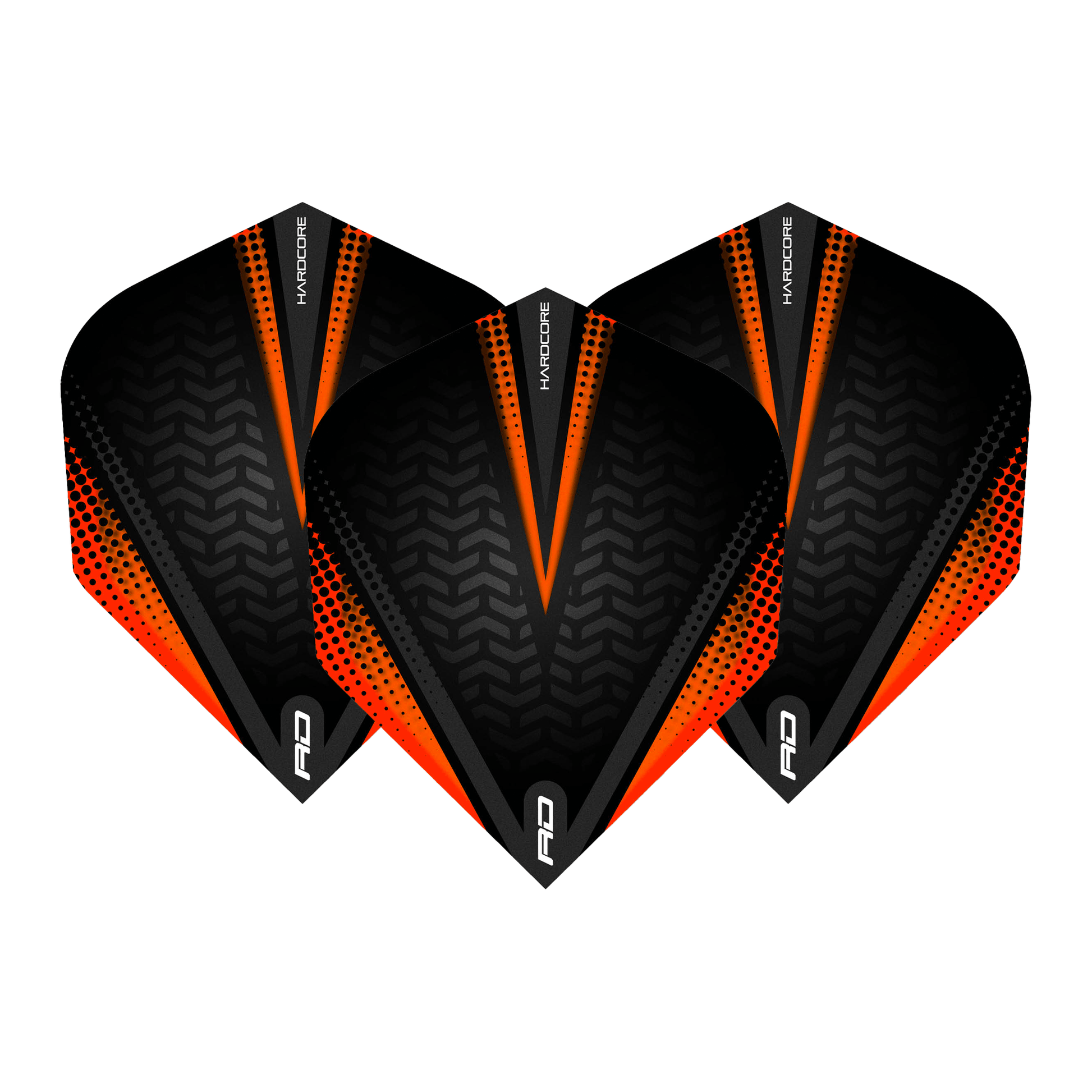 Red Dragon Hardcore Radical V Standard Dart Flights Orange Flights